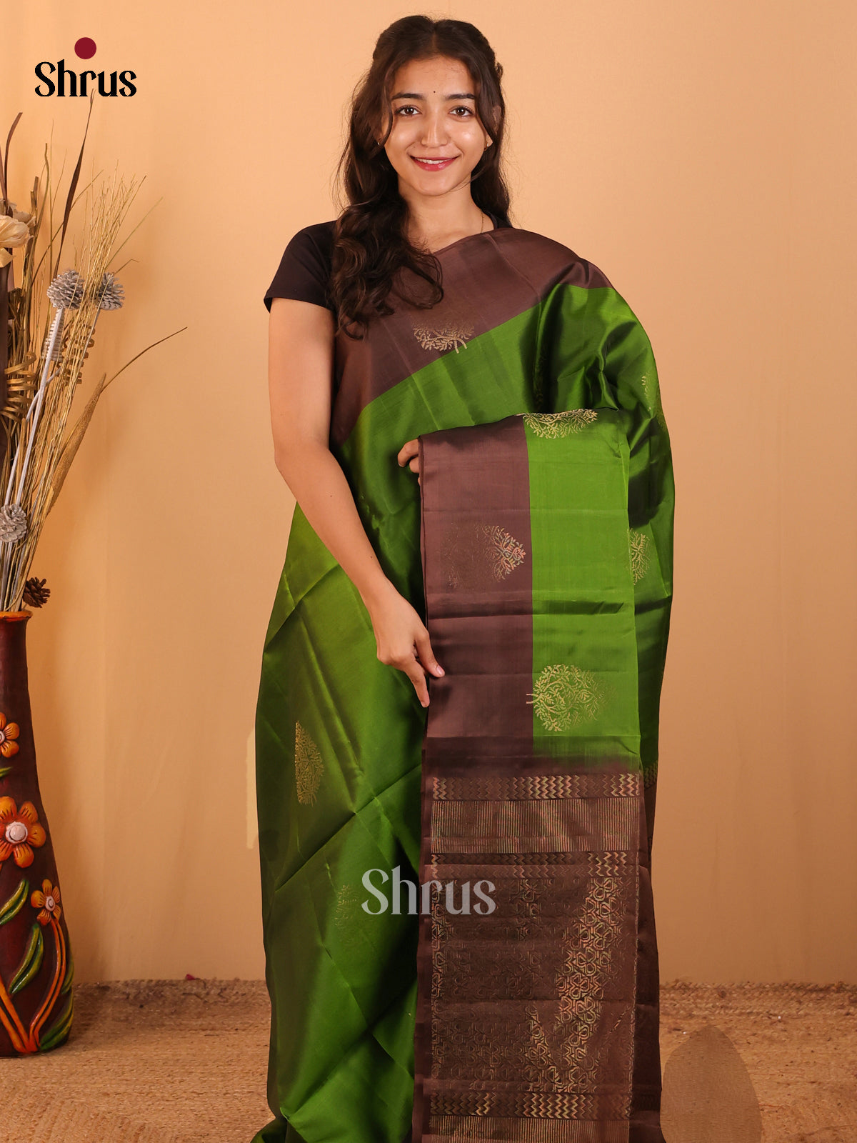 DCS19150 - Softsilk-halfpure Saree - Shop on Shrus.com