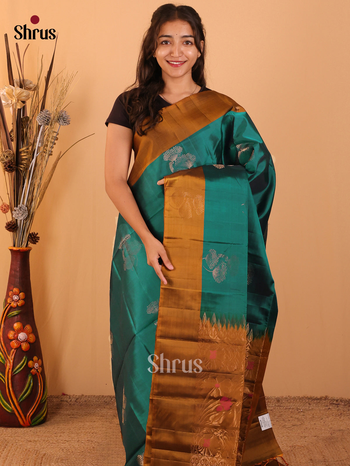 DCS19151 - Softsilk-halfpure Saree - Shop on Shrus.com