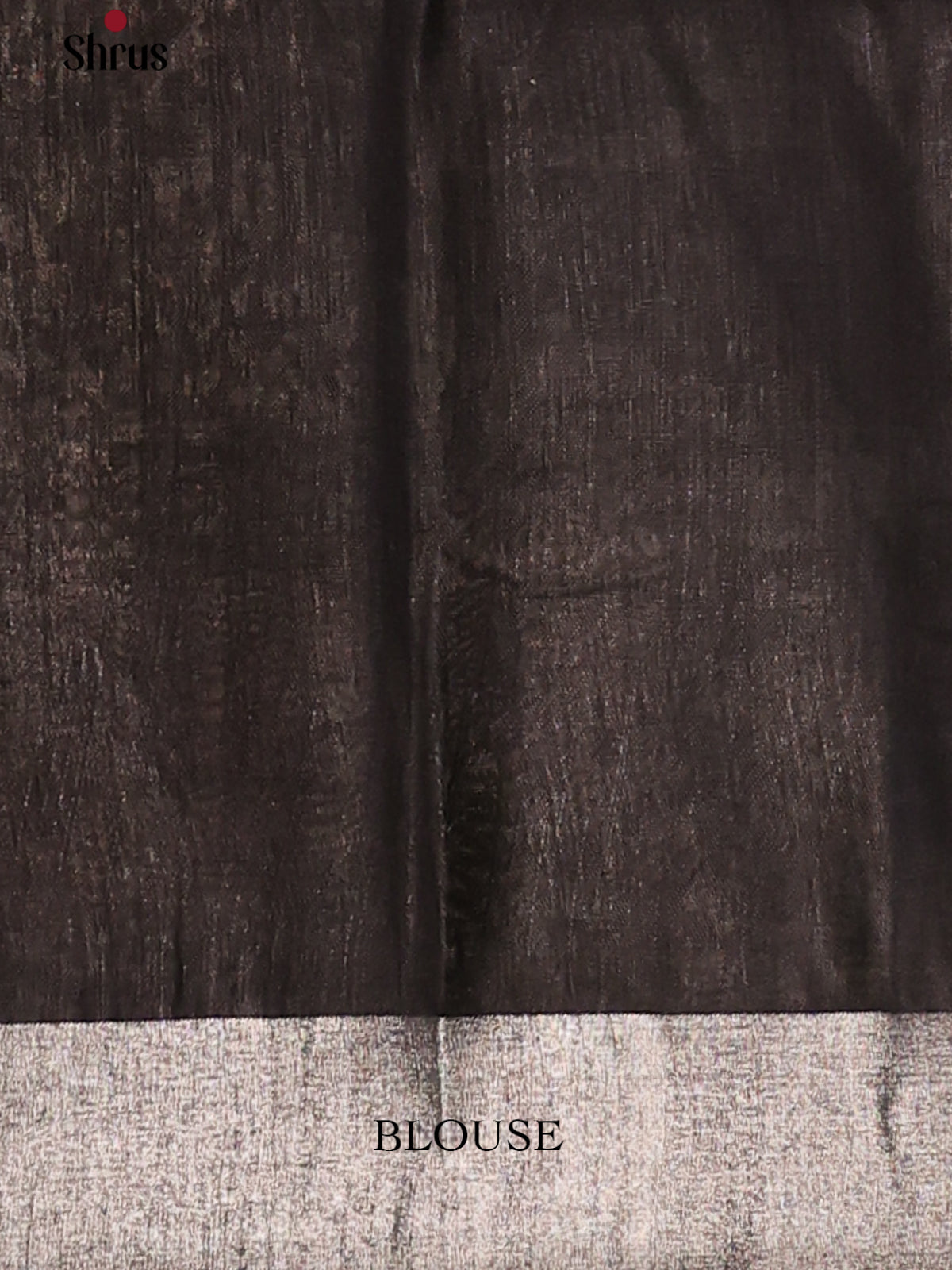 Blue & Black- Semi Ikkat Saree - Shop on Shrus.com