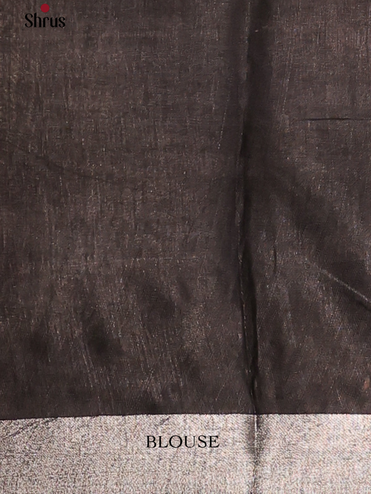 Grey & Black- Semi Ikkat Saree - Shop on Shrus.com