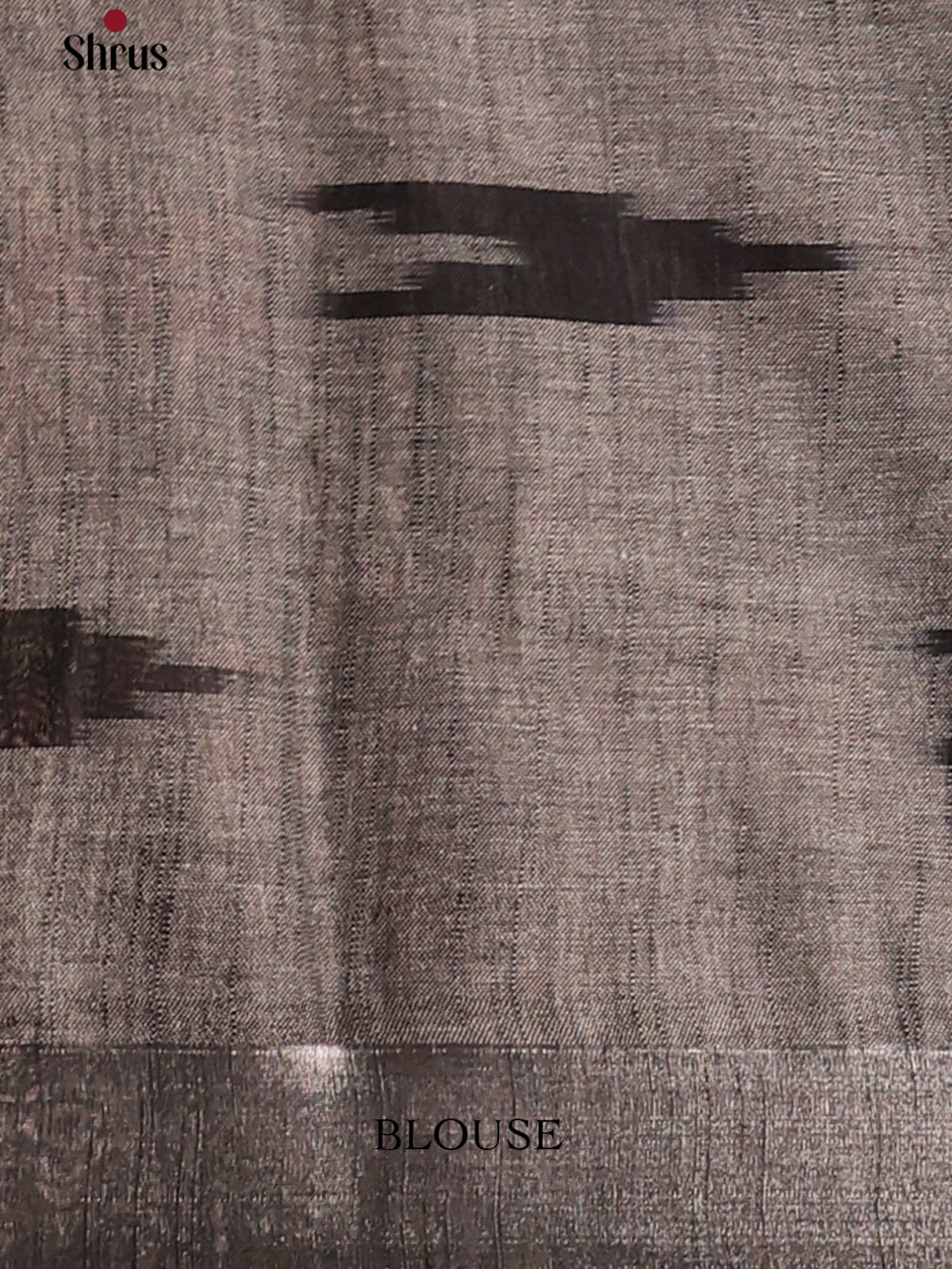 Blue & Grey - Semi Ikkat Saree - Shop on Shrus.com