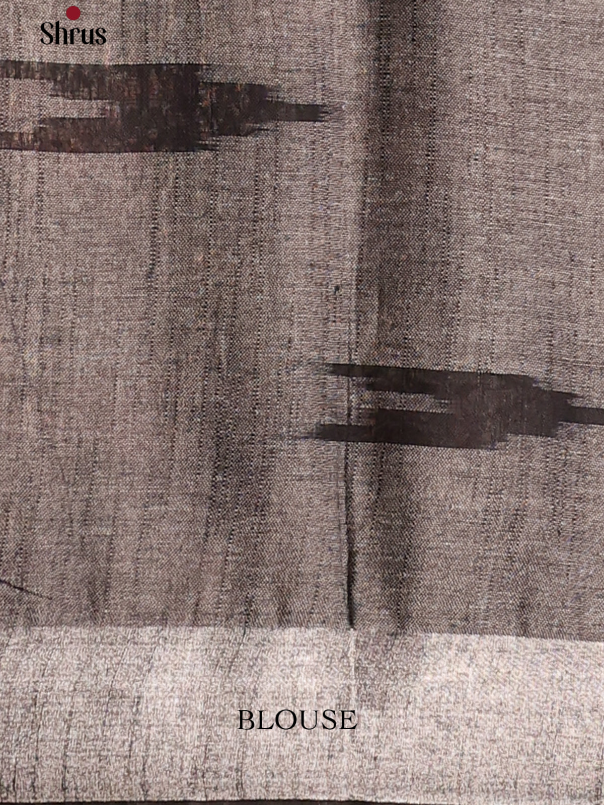 Pink & Grey - Semi Ikkat Saree - Shop on Shrus.com