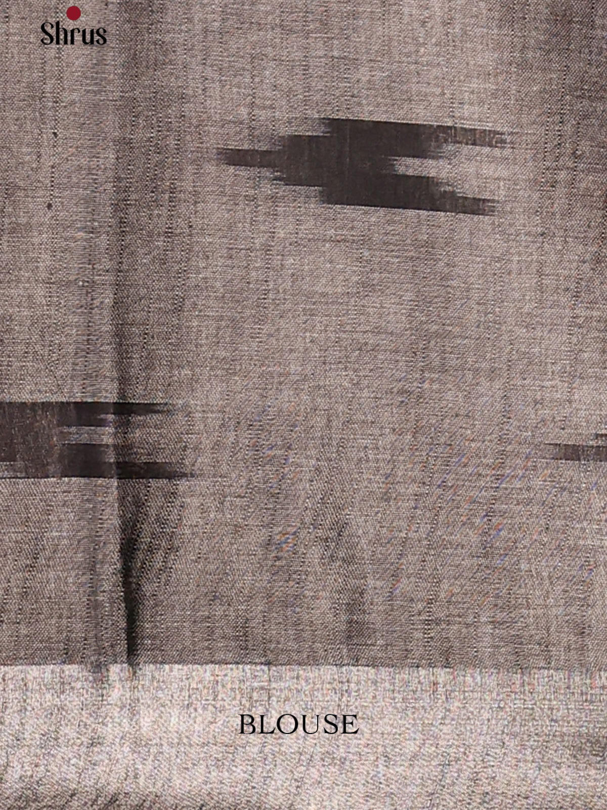 Pink & Grey - Semi Ikkat Saree - Shop on Shrus.com