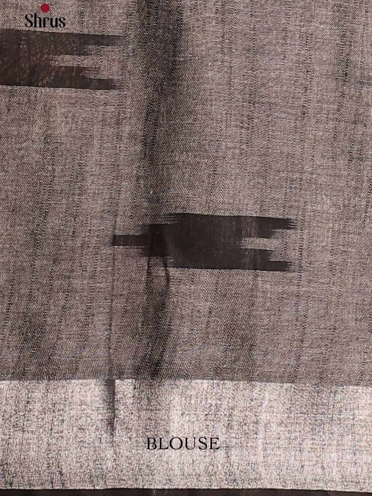 Lite Green & Grey - Semi Ikkat Saree - Shop on Shrus.com