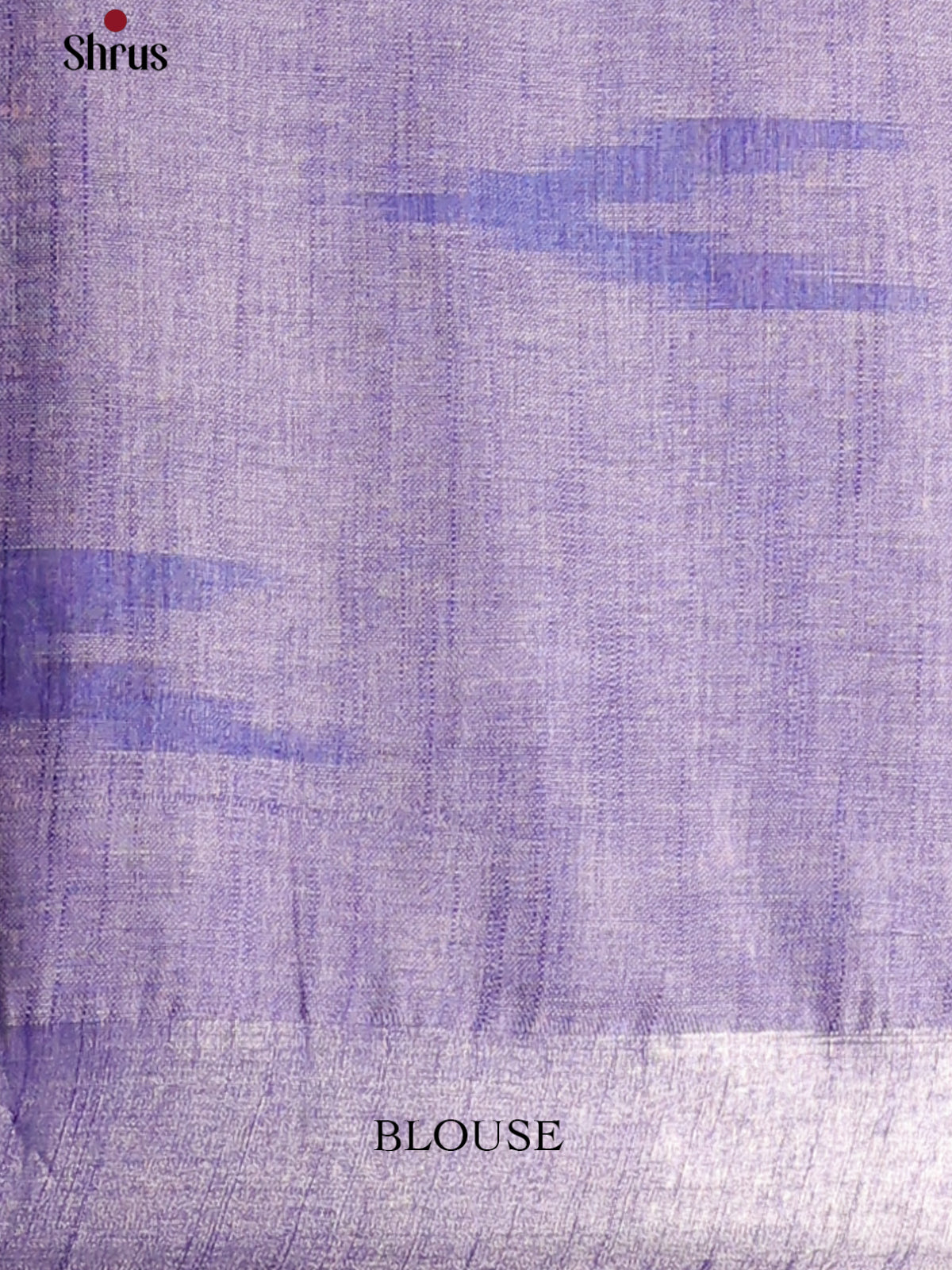 Blue & Purple- Semi Ikkat Saree - Shop on Shrus.com