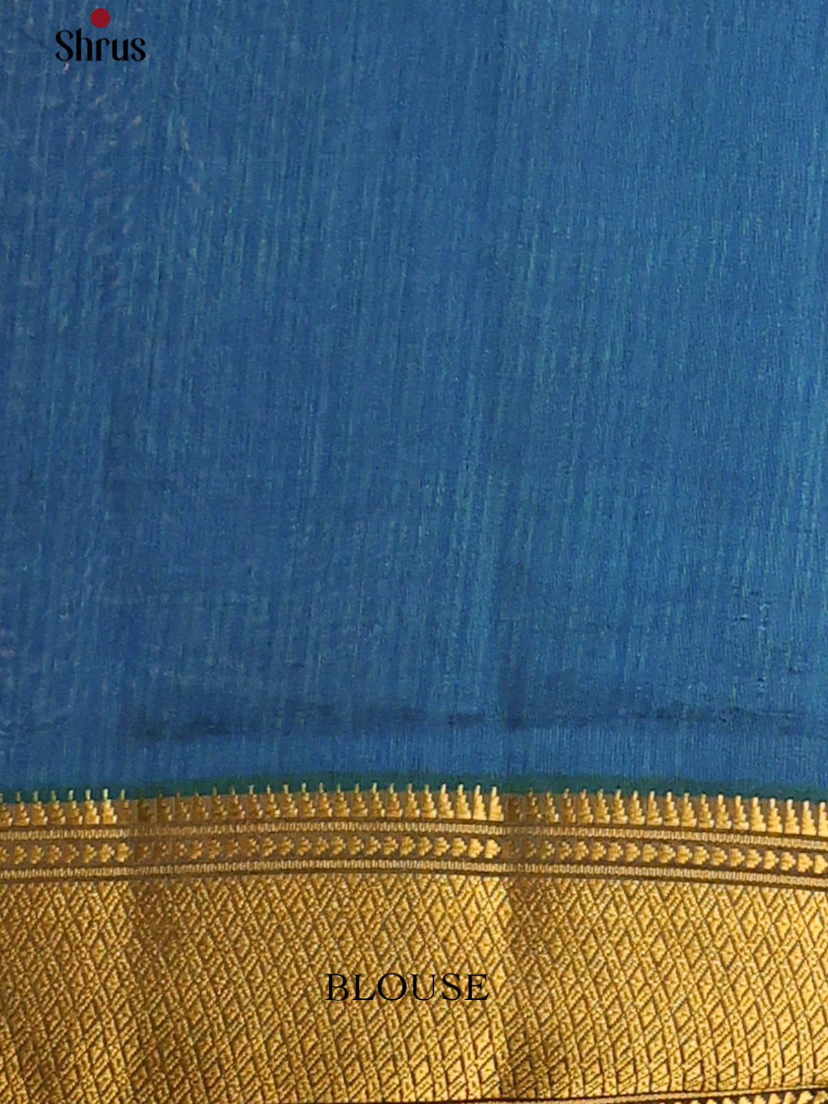 Blue - Semi Patola Saree - Shop on Shrus.com