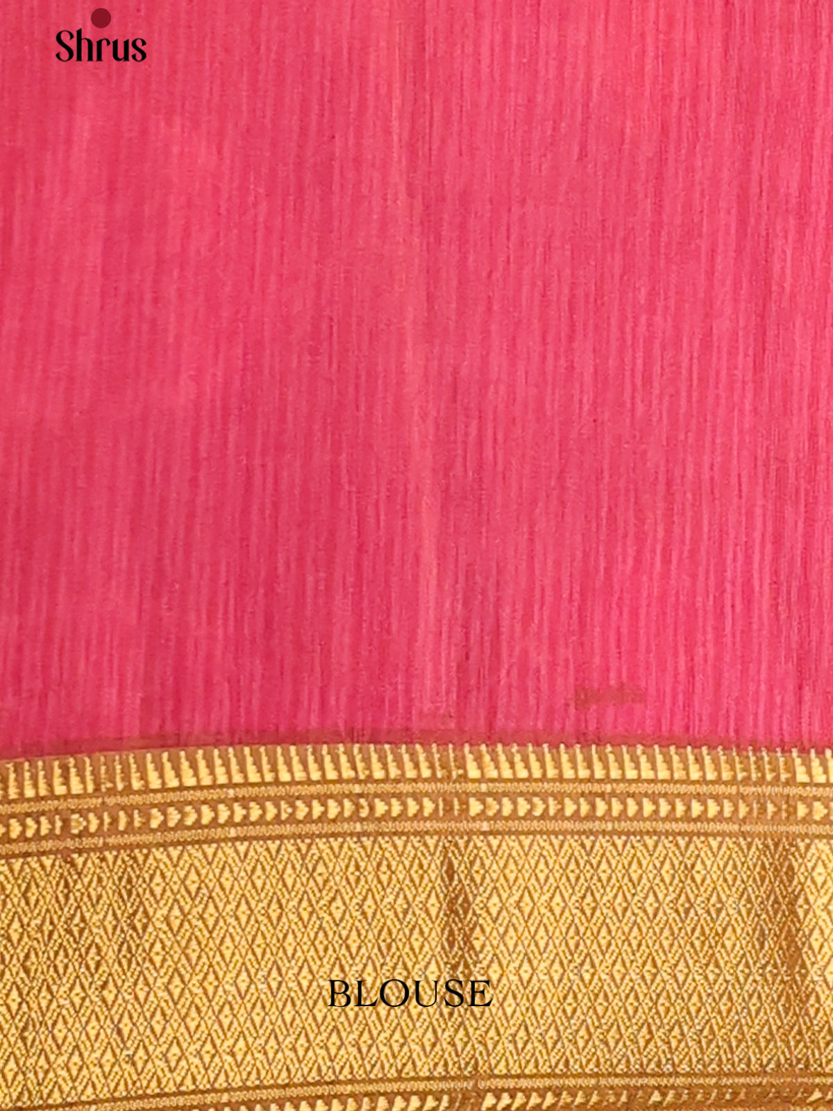 Pink & Green - Semi Patola Saree - Shop on Shrus.com