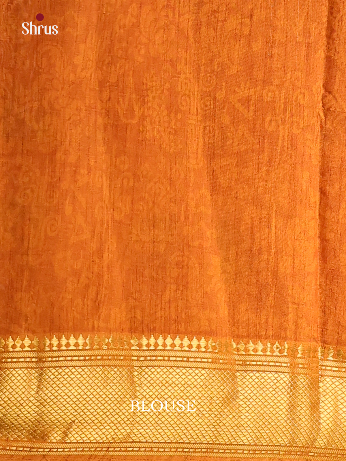 Black & Mustrad - Semi Patola Saree - DCS22001 - Shop on Shrus.com