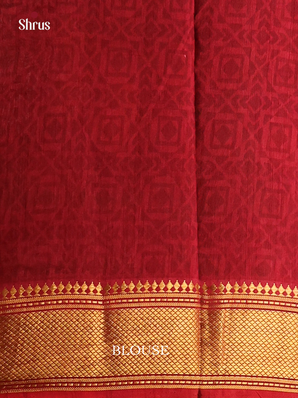 Black & Maroon - Semi Patola Saree - DCS22020 - Shop on Shrus.com