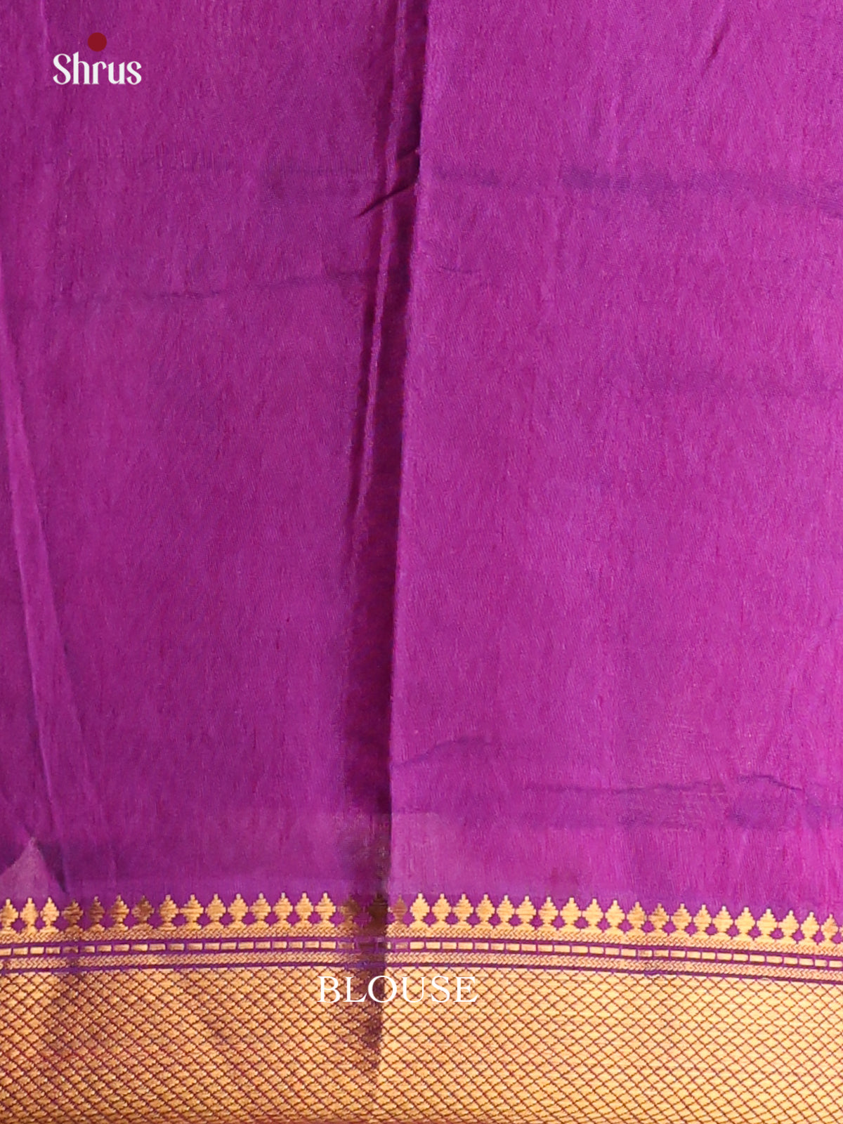 Purple & Blue - Semi Patola Saree - DCS22030 - Shop on Shrus.com