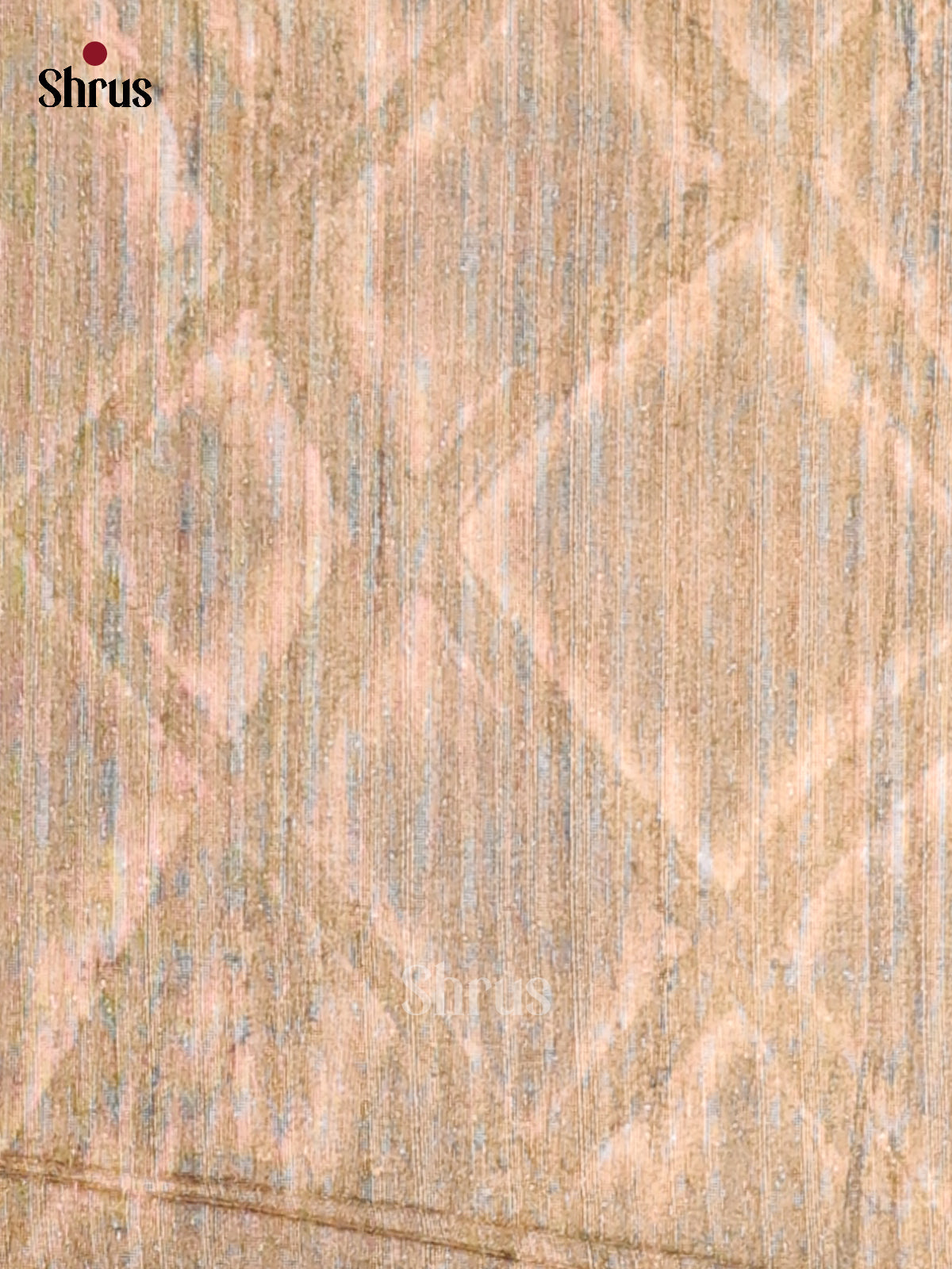 lavender & sandal colour - Semi kantha Saree - DCS25004 - Shop on Shrus.com