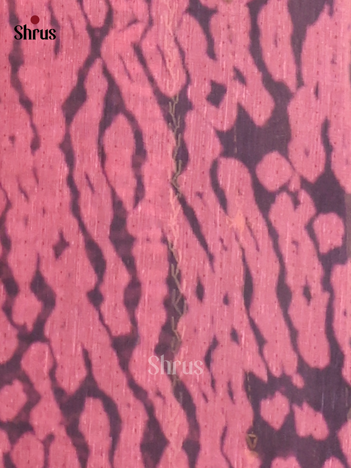 Navy blue & onion pink - Semi kantha Saree - DCS25005 - Shop on Shrus.com