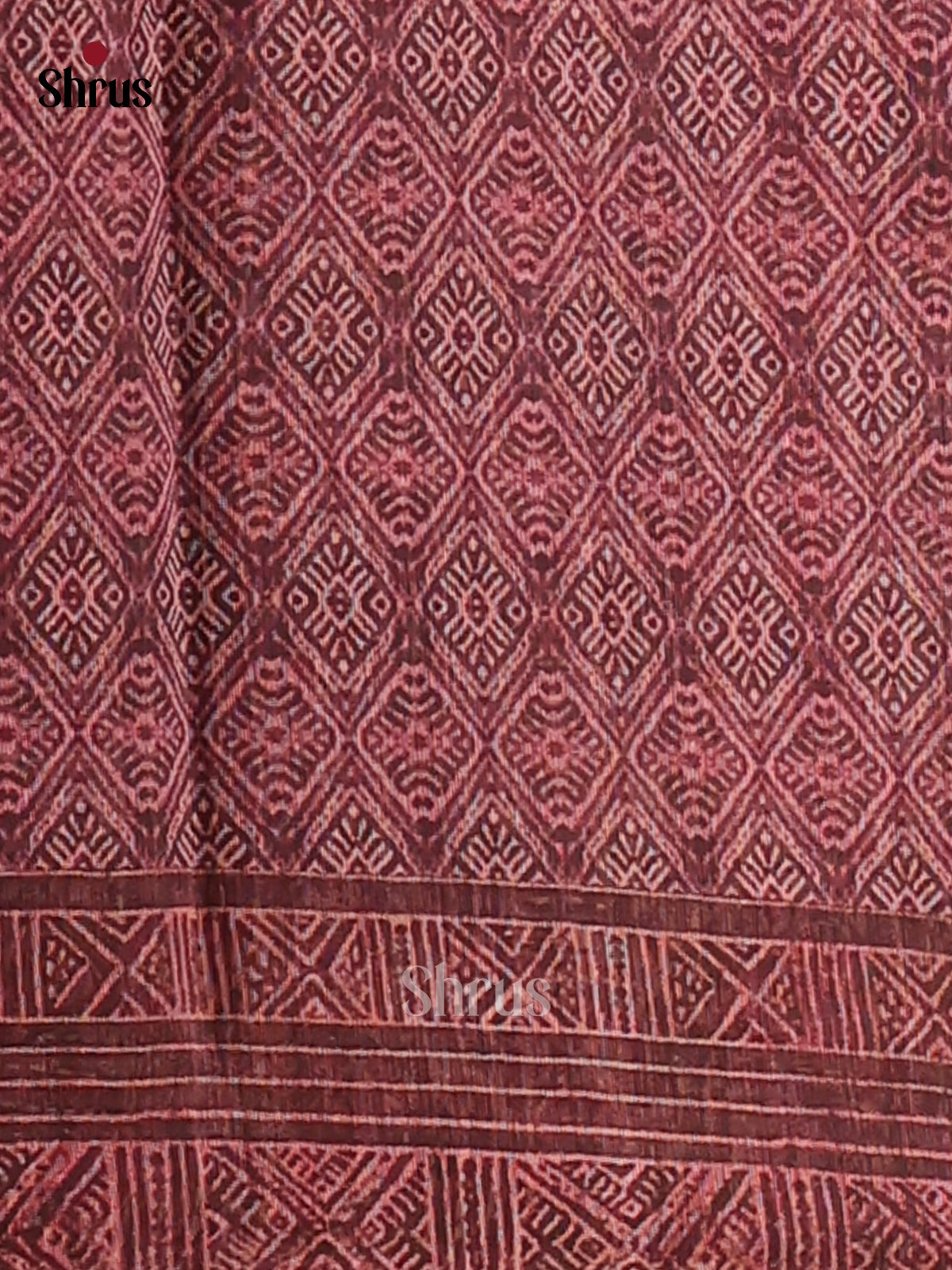 Light onion pink - Semi kantha Saree - DCS25011 - Shop on Shrus.com