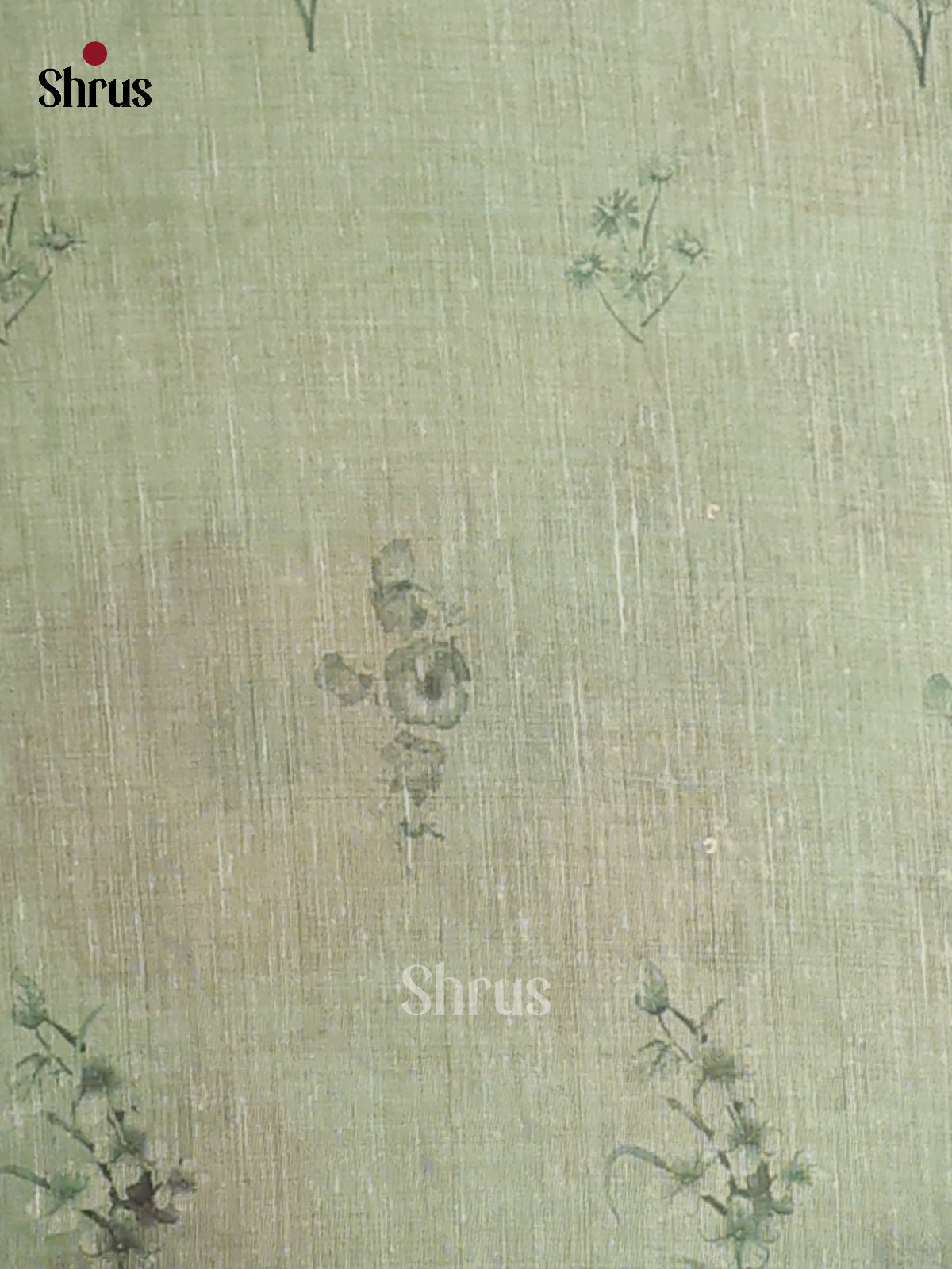 Olive green - Semi kantha Saree - DCS25102 - Shop on Shrus.com