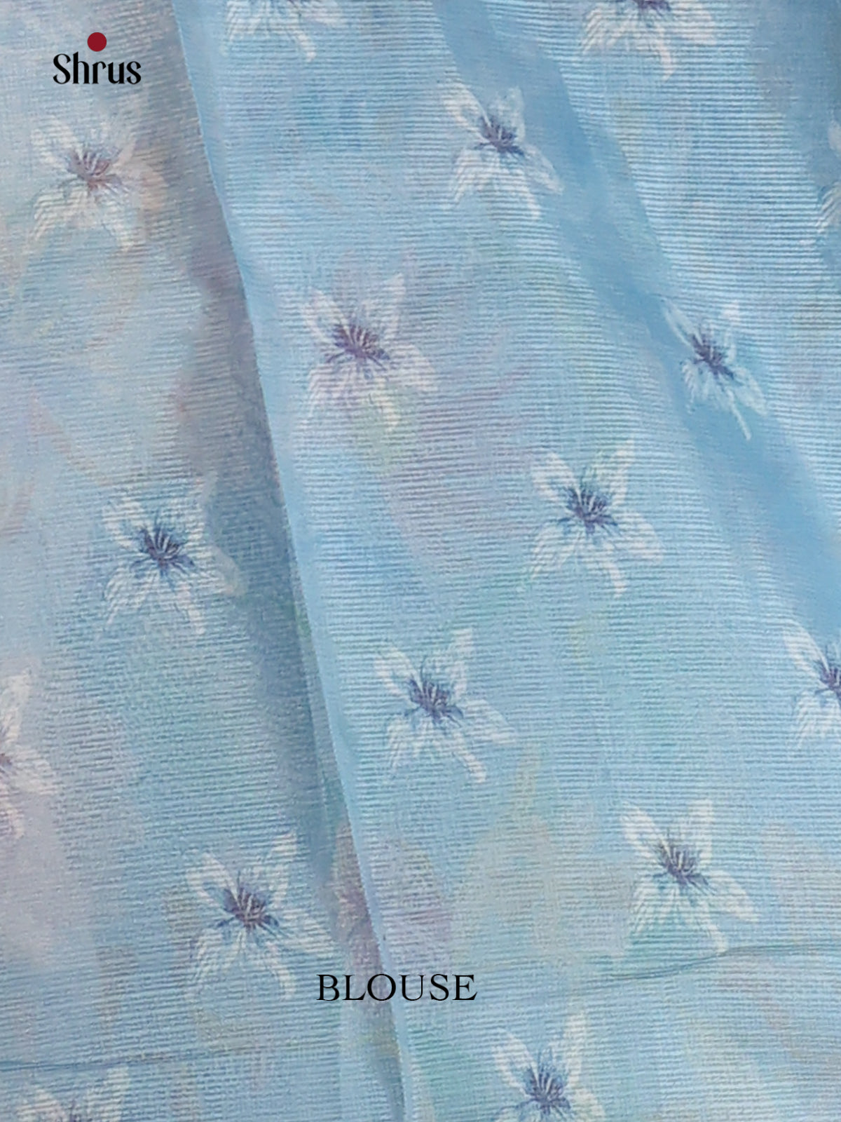 Sky Blue - Semi kantha Saree - DCS25113 - Shop on Shrus.com