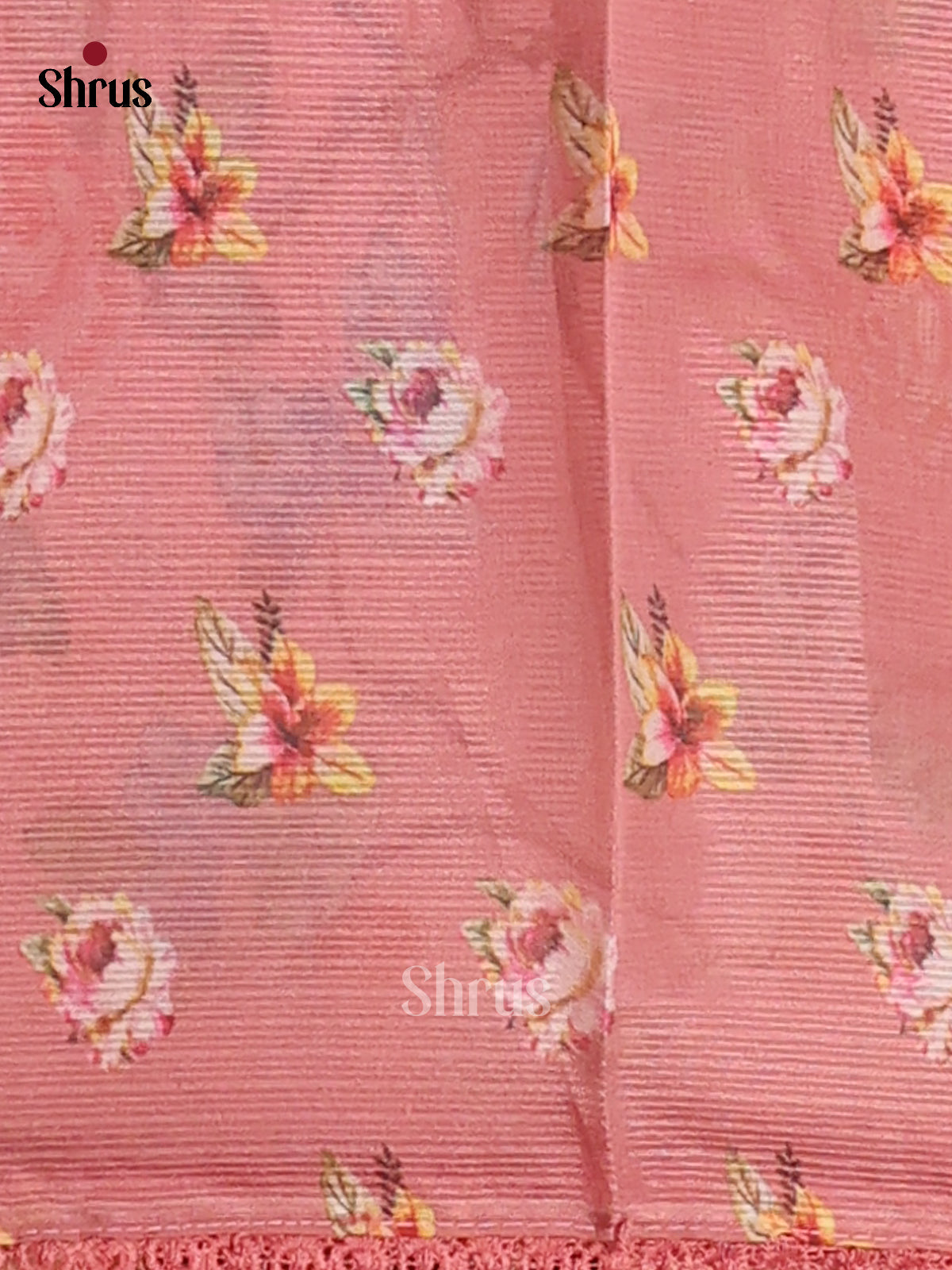 Onion Pink - Semi kantha Saree - DCS25121 - Shop on Shrus.com
