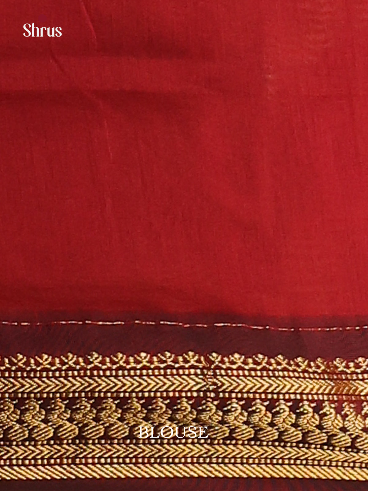 Medium brown & Maroon Kalyani Cotton Saree - DCS27036 - Shop on Shrus.com