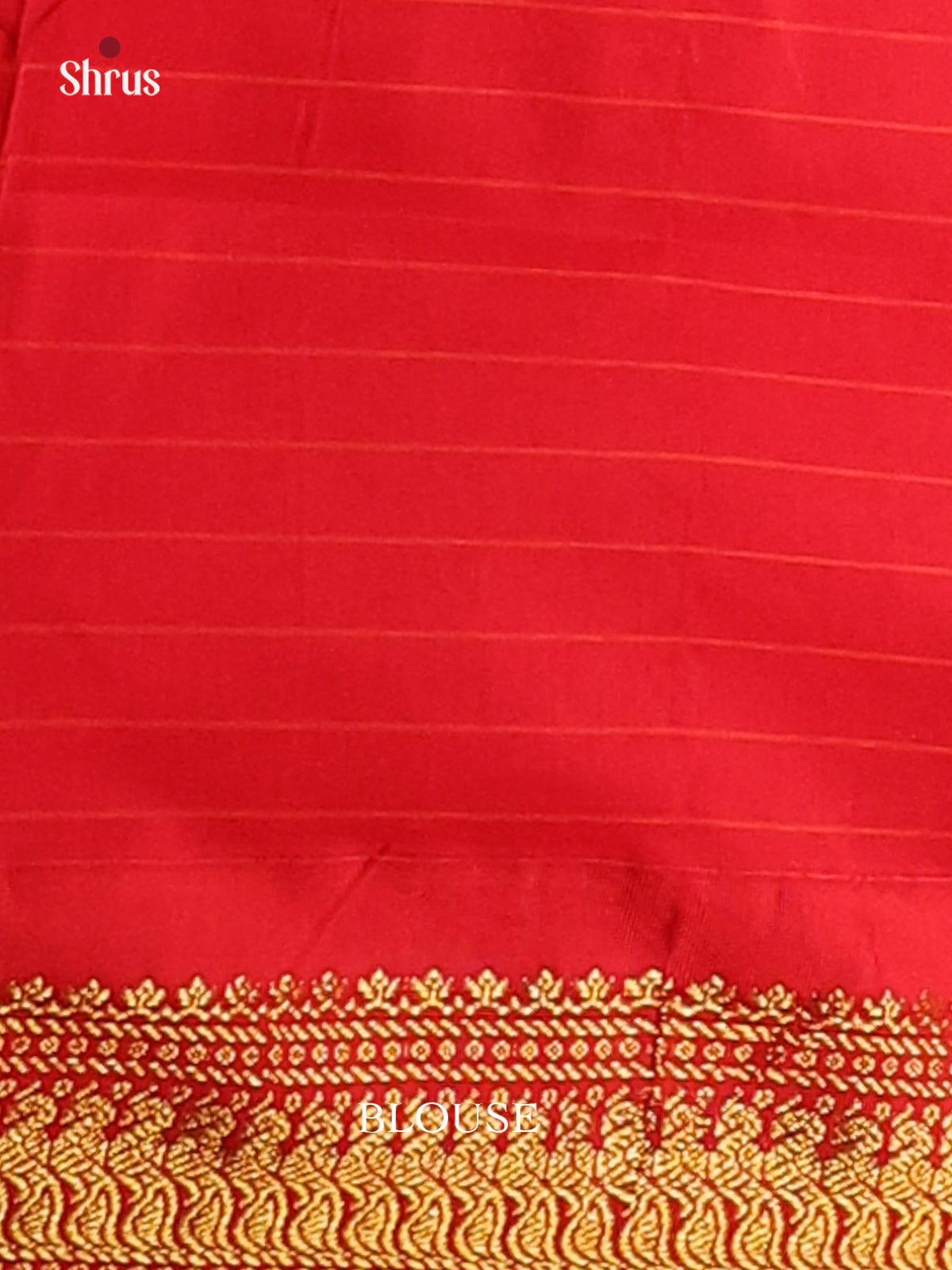 Beautiful Grey Kalyani Cotton Saree With Golden Zari Kattams & Contrast Red Border - Shop on Shrus.com
