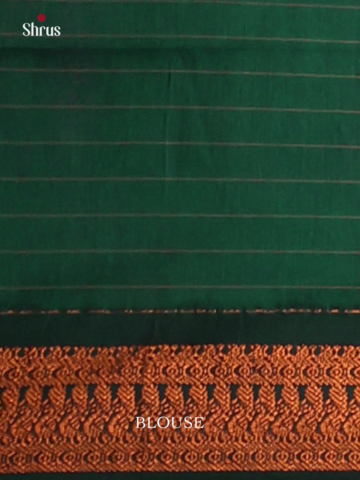 Dark green Kalyani Cotton Saree - DCS27104 - Shop on Shrus.com