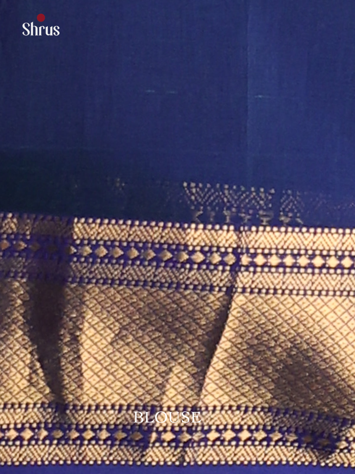 Teal Green & royal Blue - Maheswari silk cotton Saree - DCS27116 - Shop on Shrus.com