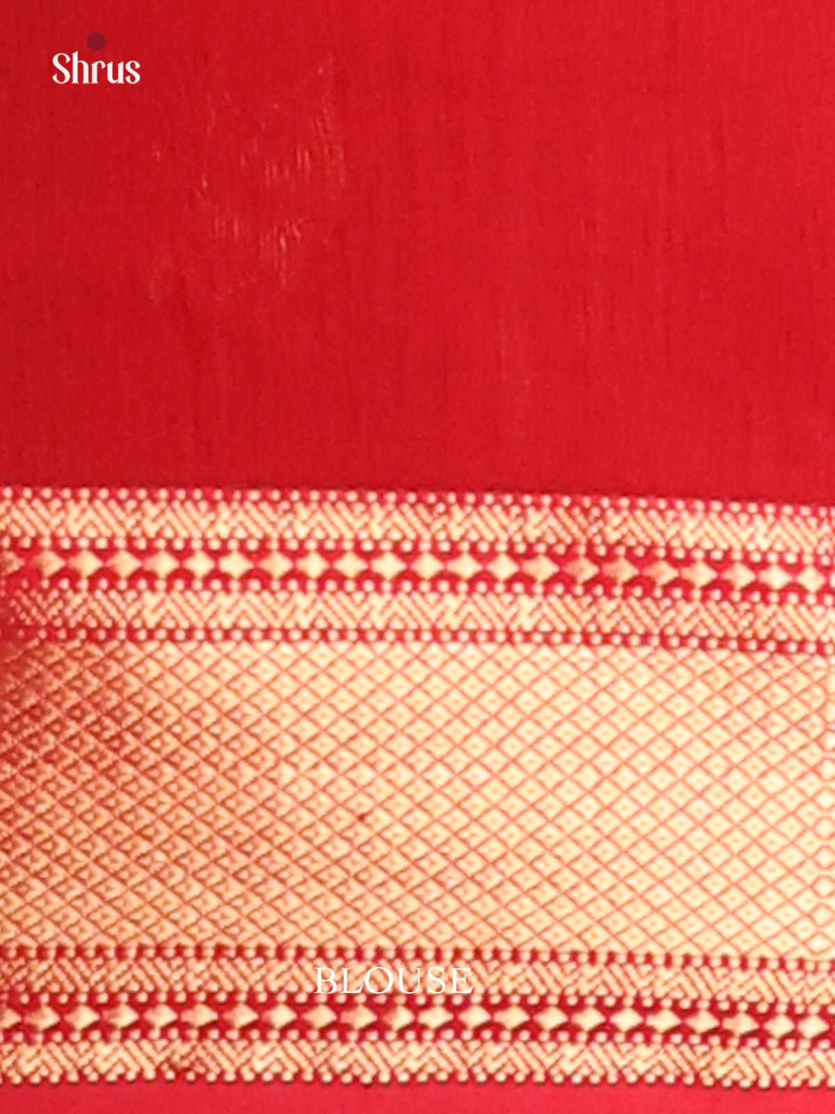 Mehandi Green & Red - Maheswari silk cotton Saree - DCS27118 - Shop on Shrus.com