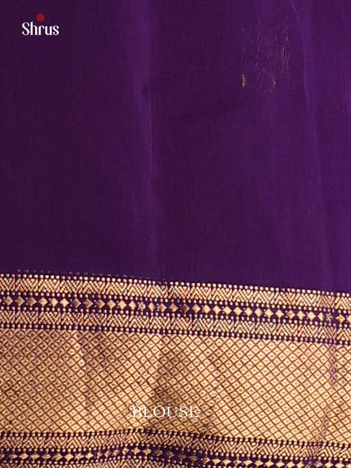 Magenta & Violet - Maheswari silk cotton Saree - DCS27120 - Shop on Shrus.com