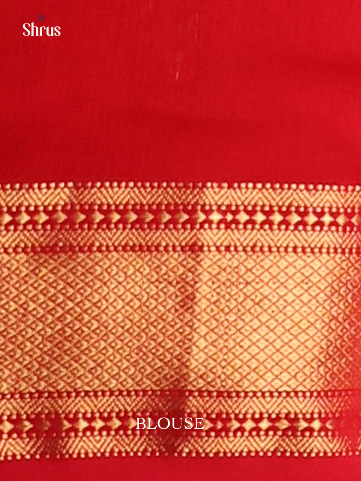 Red - Maheswari silk cotton Saree - DCS27122 - Shop on Shrus.com