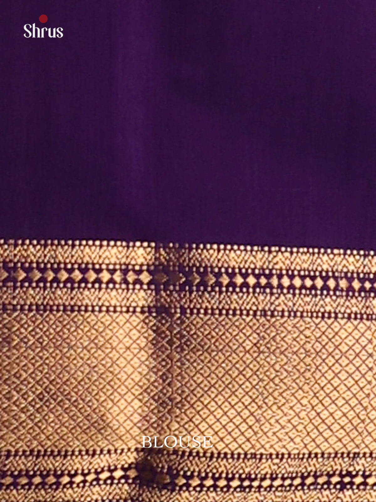 Peacock blue & Violet - Maheswari silk cotton Saree - DCS27125 - Shop on Shrus.com