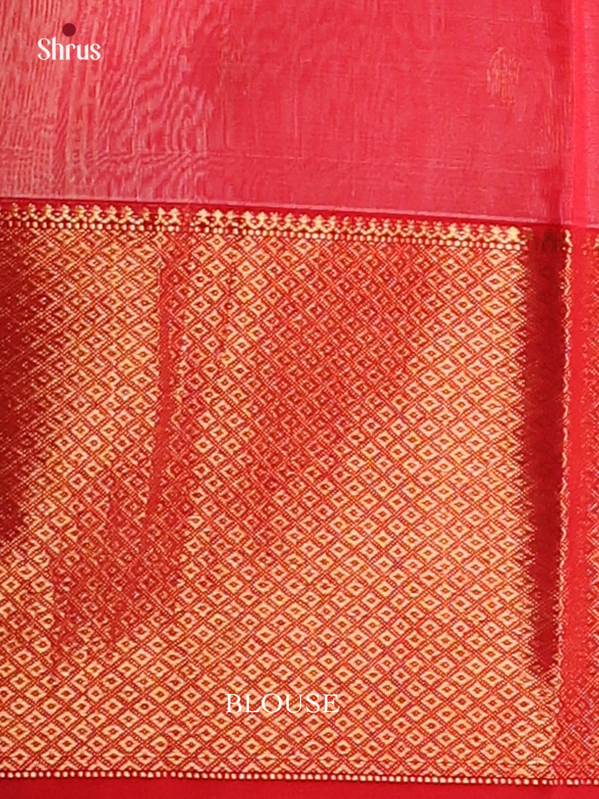 White & red - Maheswari silk cotton Saree - DCS27131 - Shop on Shrus.com