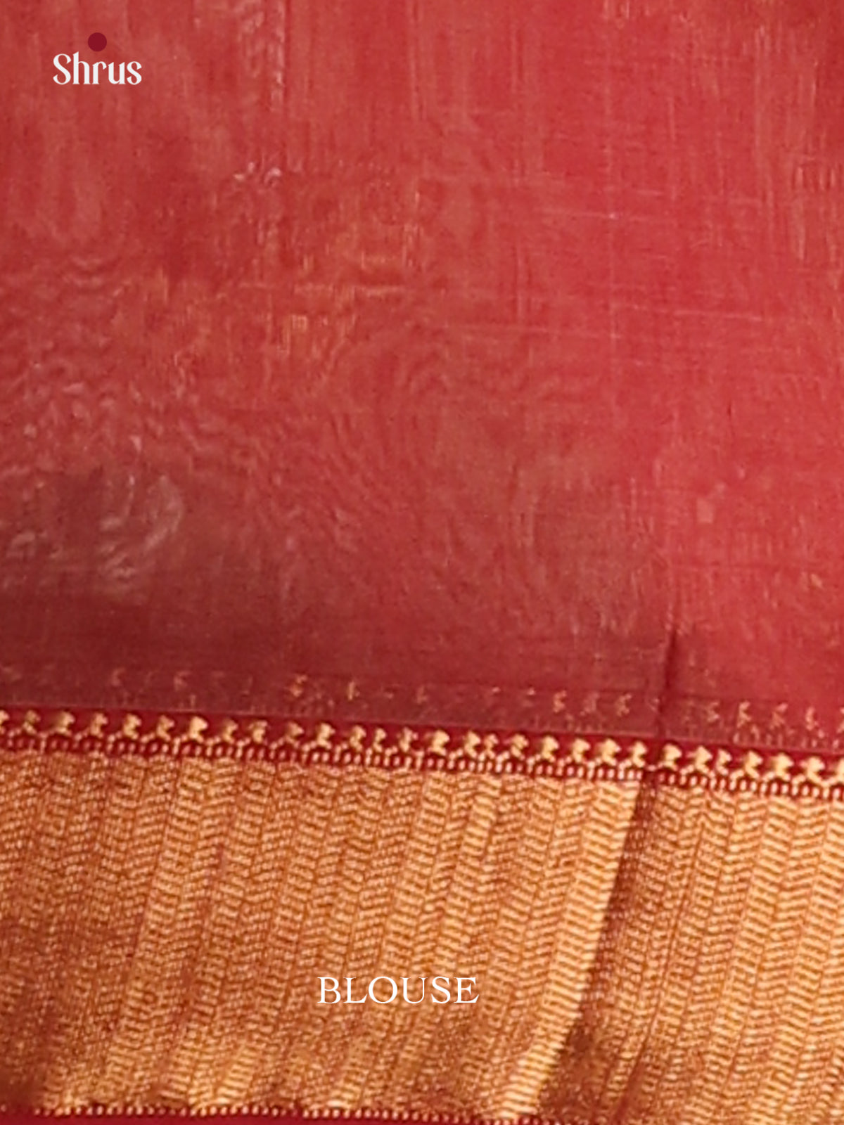 Maroon & Light Brown - Maheswari silk cotton Saree - DCS27148 - Shop on Shrus.com