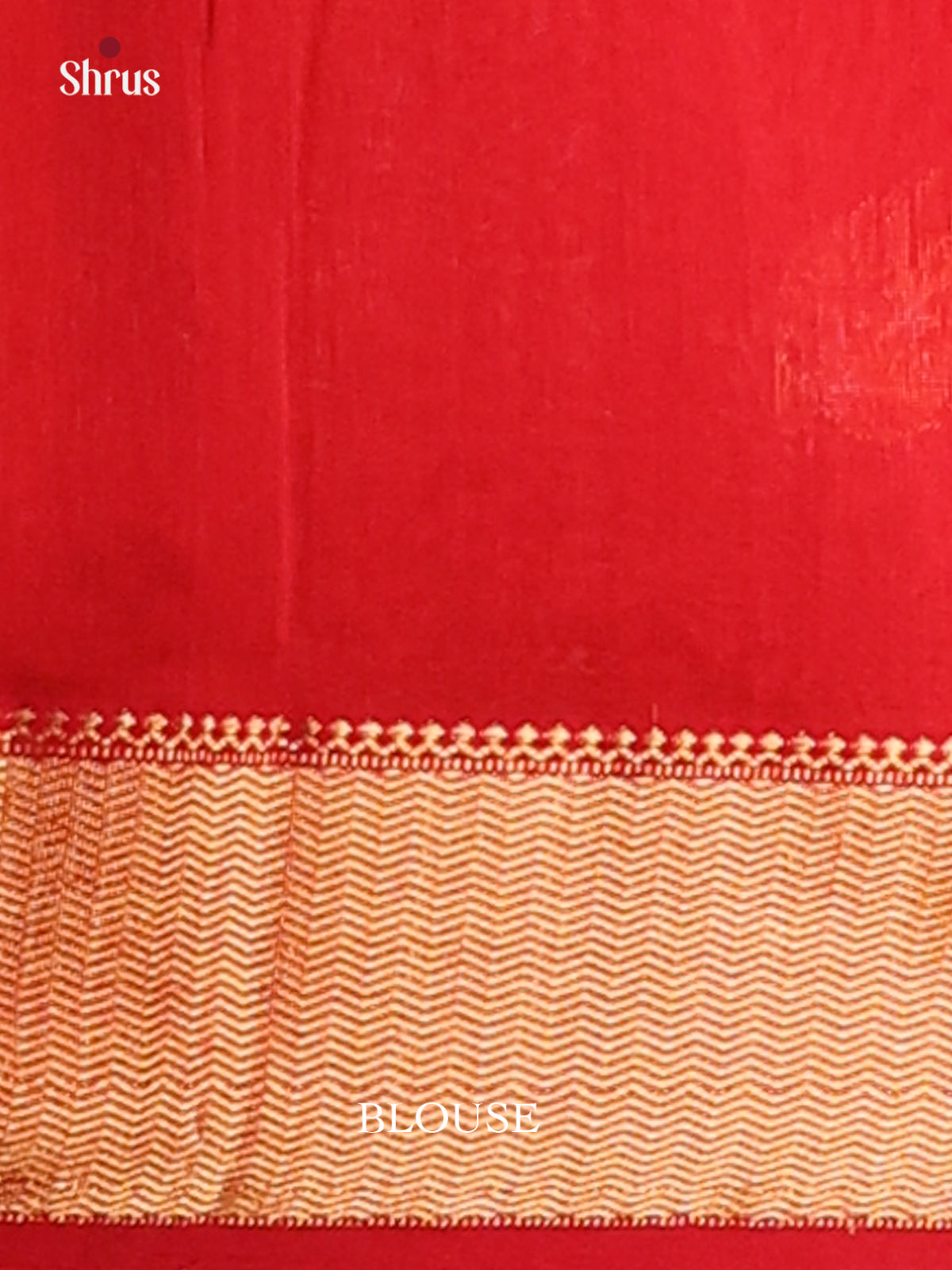 Dark Orange & Red - Maheswari silk cotton Saree - DCS27151 - Shop on Shrus.com