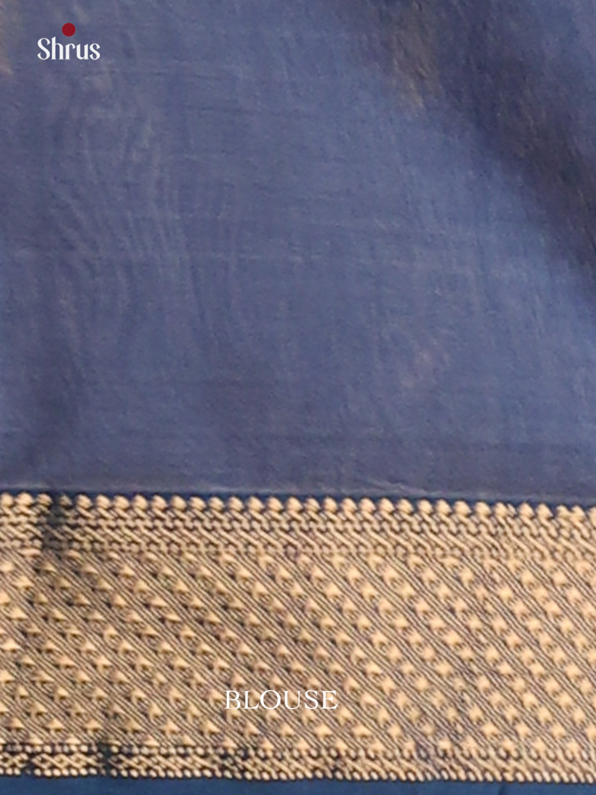 Light blue & Dark Blue - Maheswari silk cotton Saree - DCS27185 - Shop on Shrus.com
