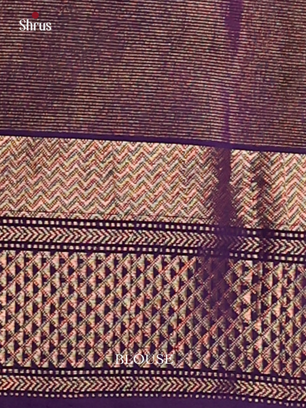Dark olive Green & Violet - Maheswari silk cotton Saree - DCS27202 - Shop on Shrus.com