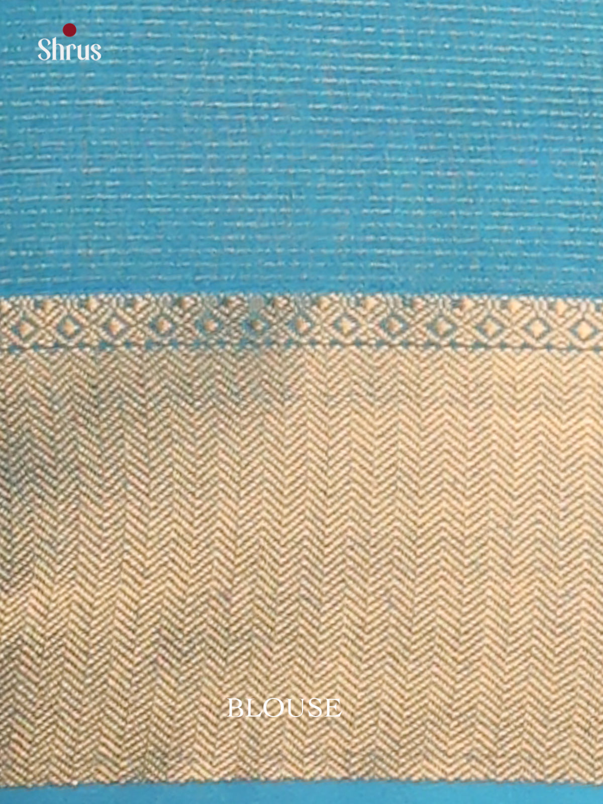Sky Blue - Maheswari silk cotton Saree - DCS27230 - Shop on Shrus.com