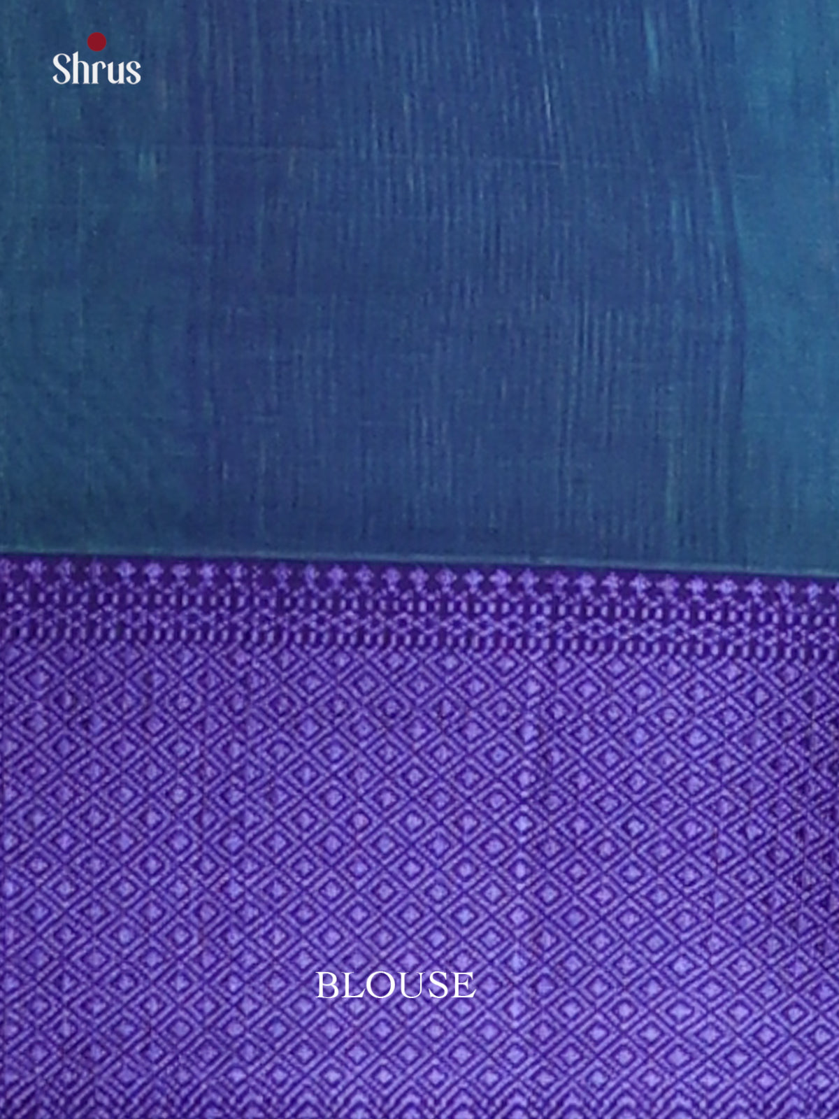 Teal Green & Blue - Maheswari silk cotton Saree - DCS27247 - Shop on Shrus.com