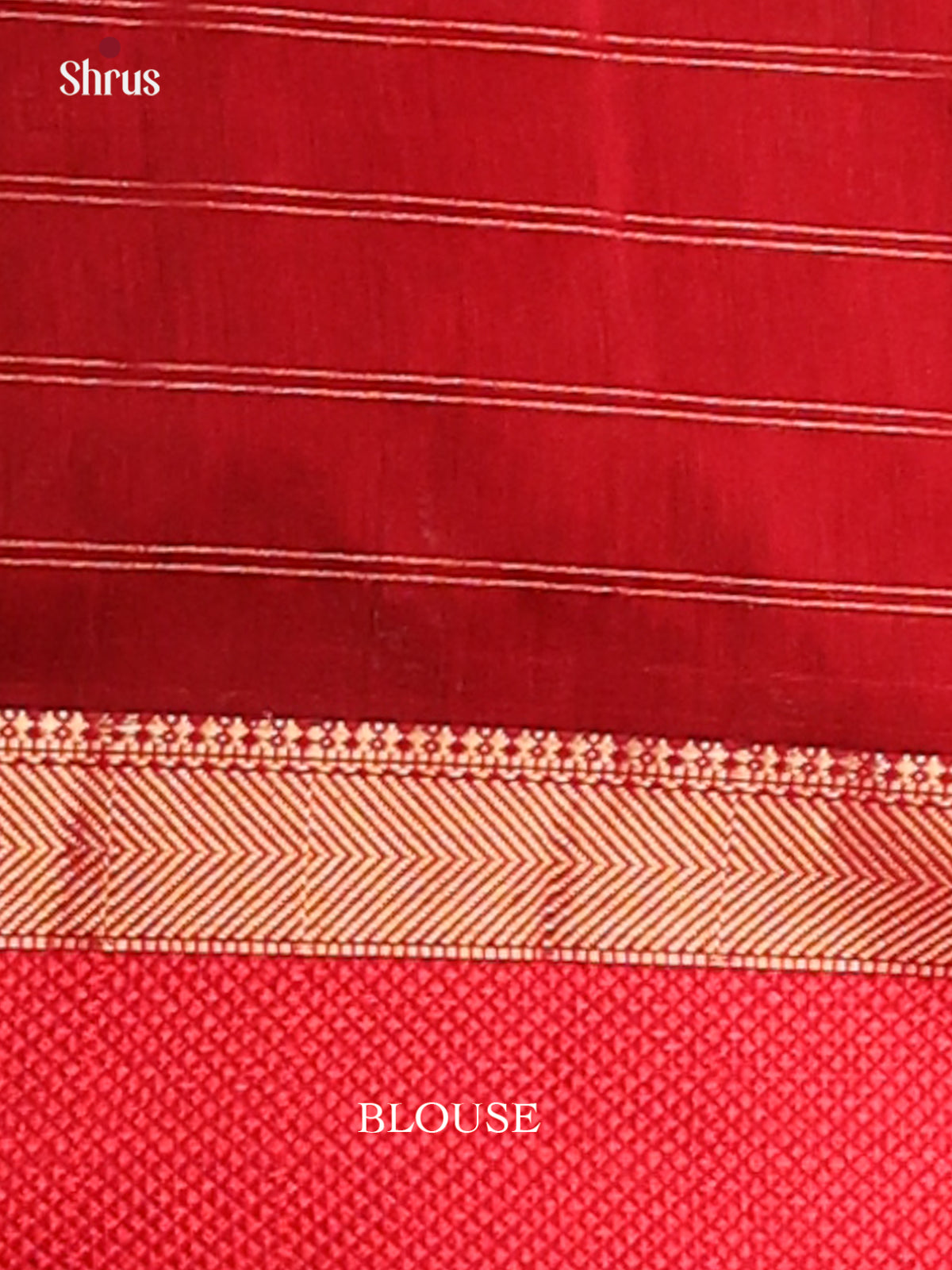 Olive Green & Red - Maheswari silk cotton Saree - DCS27249 - Shop on Shrus.com