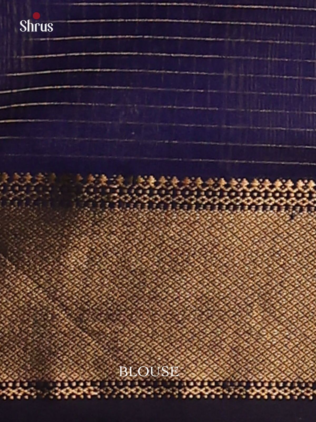 Dark navy blue - Maheswari silk cotton Saree - DCS27264 - Shop on Shrus.com