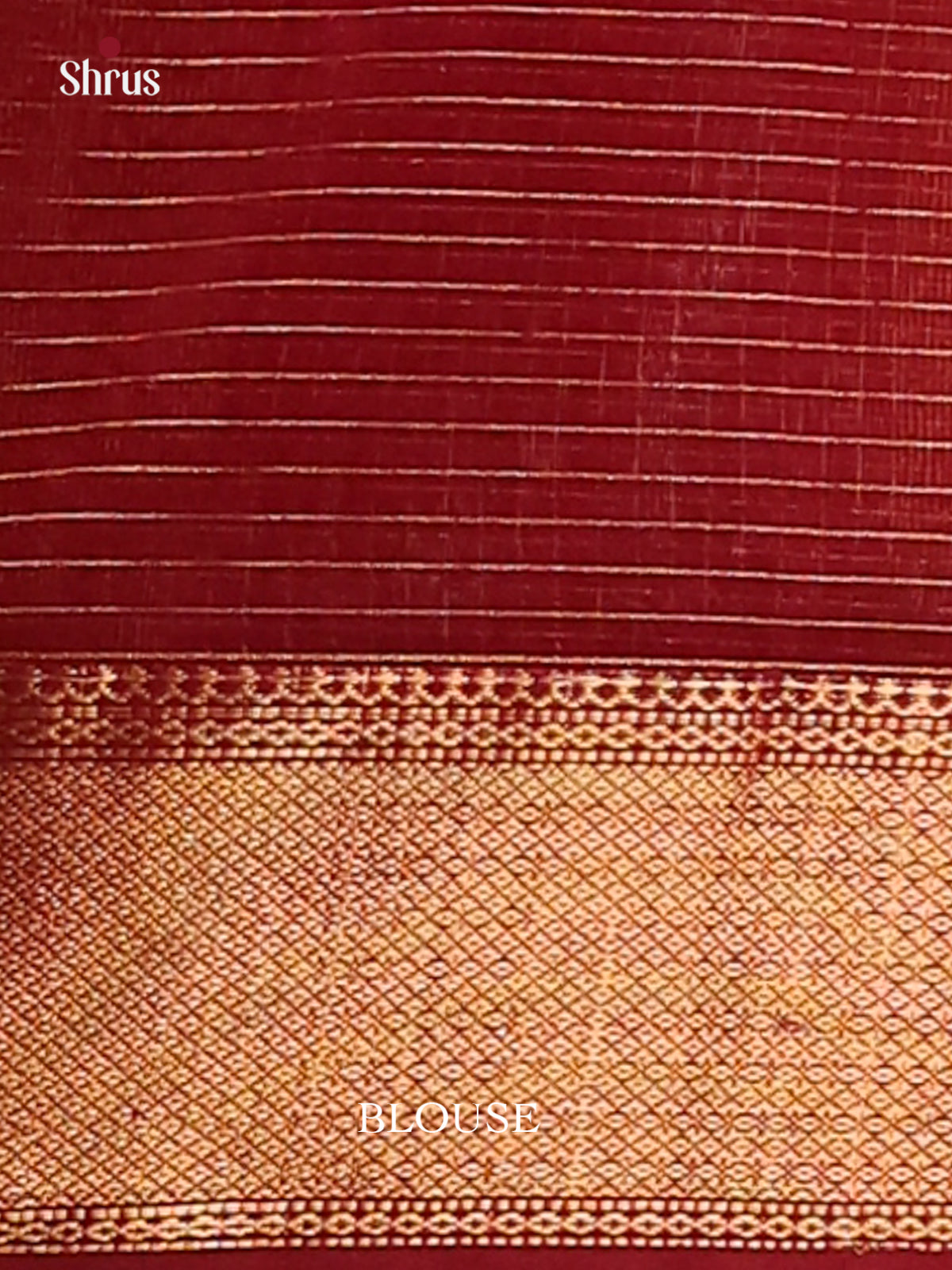 Maroon - Maheswari silk cotton Saree - DCS27265 - Shop on Shrus.com