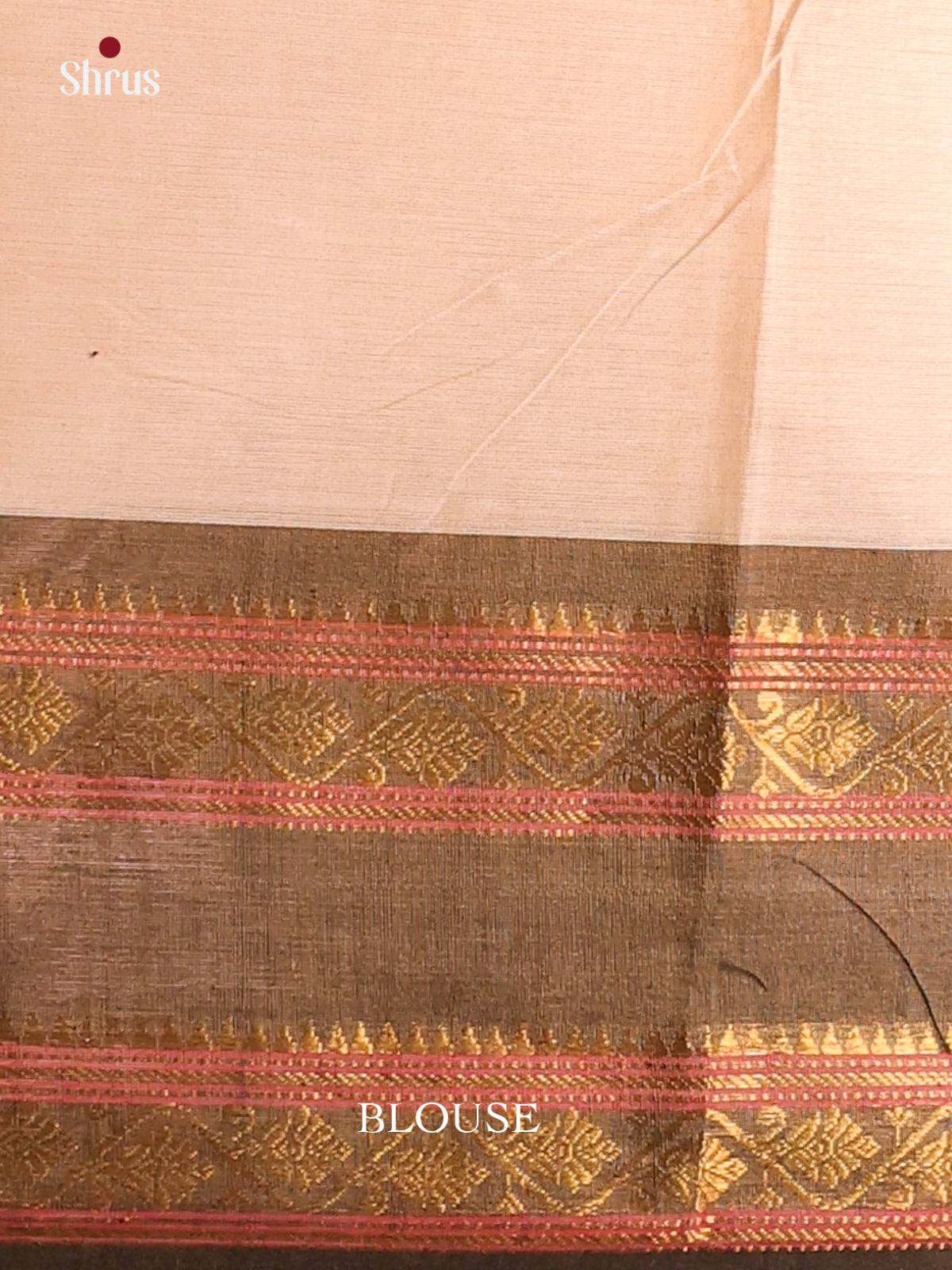 Off white with olive green - Chettinad saree -DDS02088 - Shop on Shrus.com