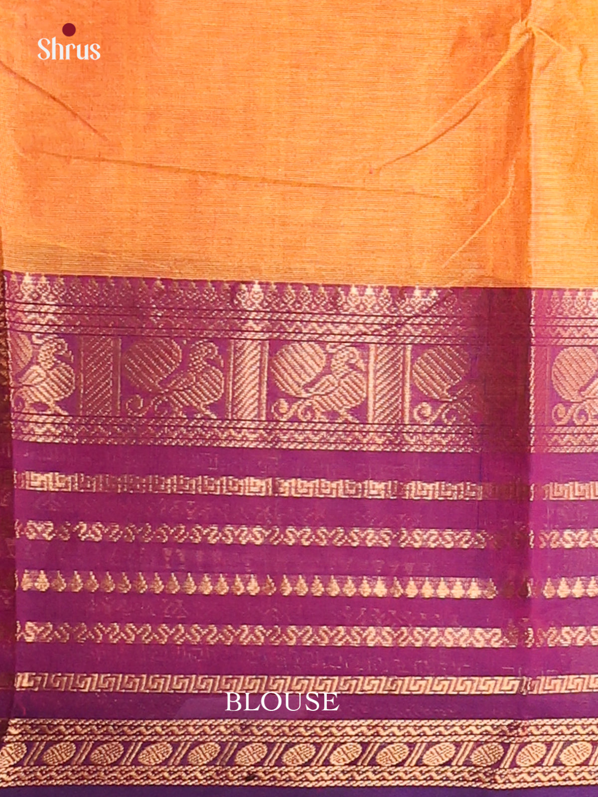 Yellow with Violet - Chettinad saree -DDS02098 - Shop on Shrus.com