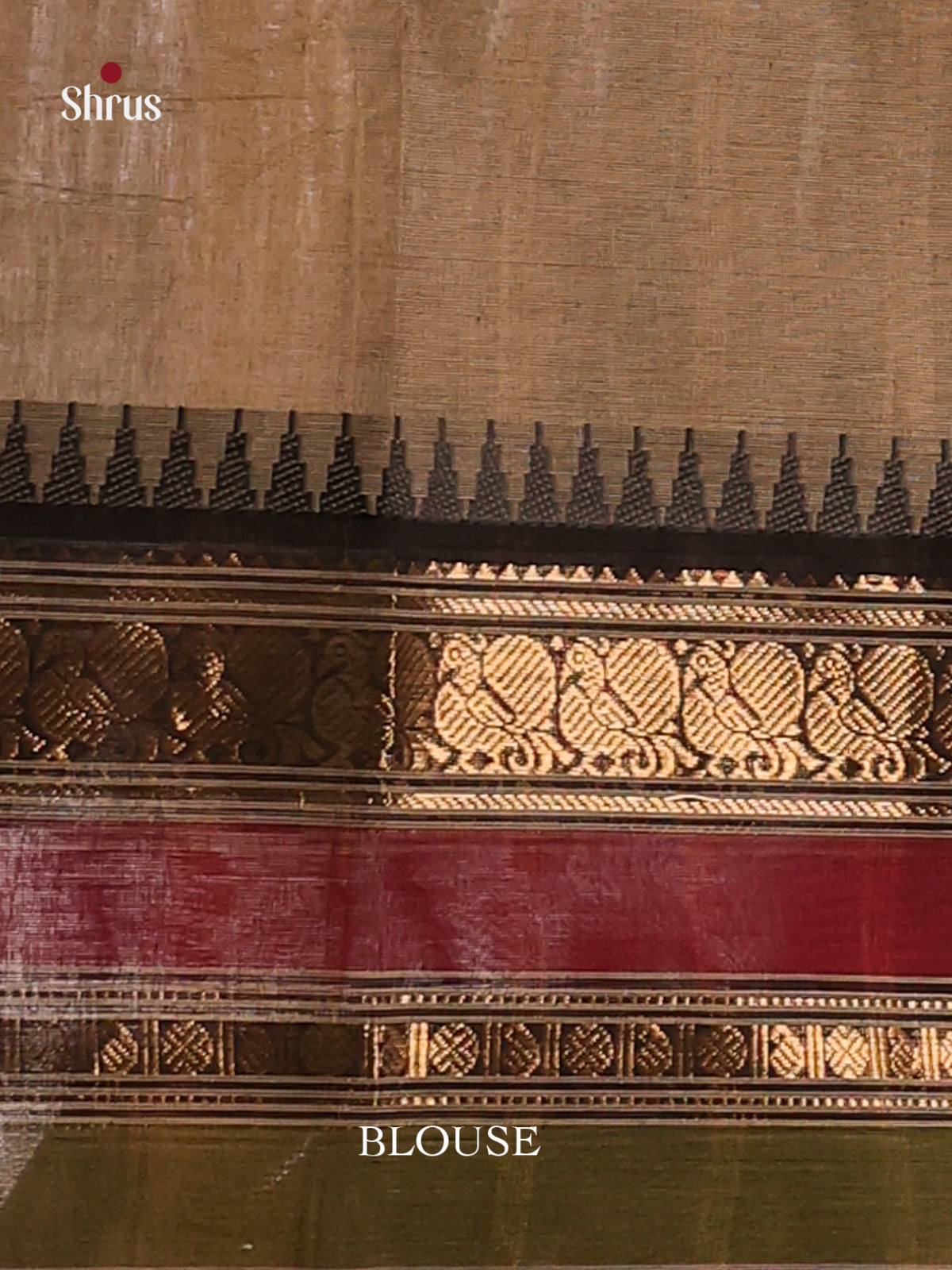 Grey with Black-Chettinad saree -DDS02106 - Shop on Shrus.com