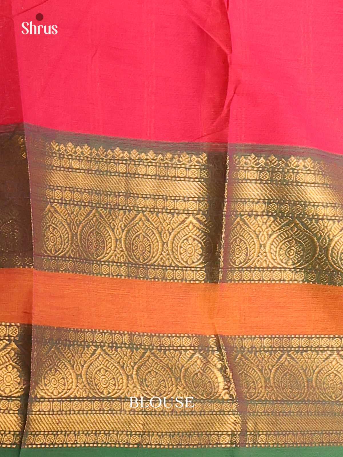 Magenta with Green - Chettinad saree -DDS02123 - Shop on Shrus.com