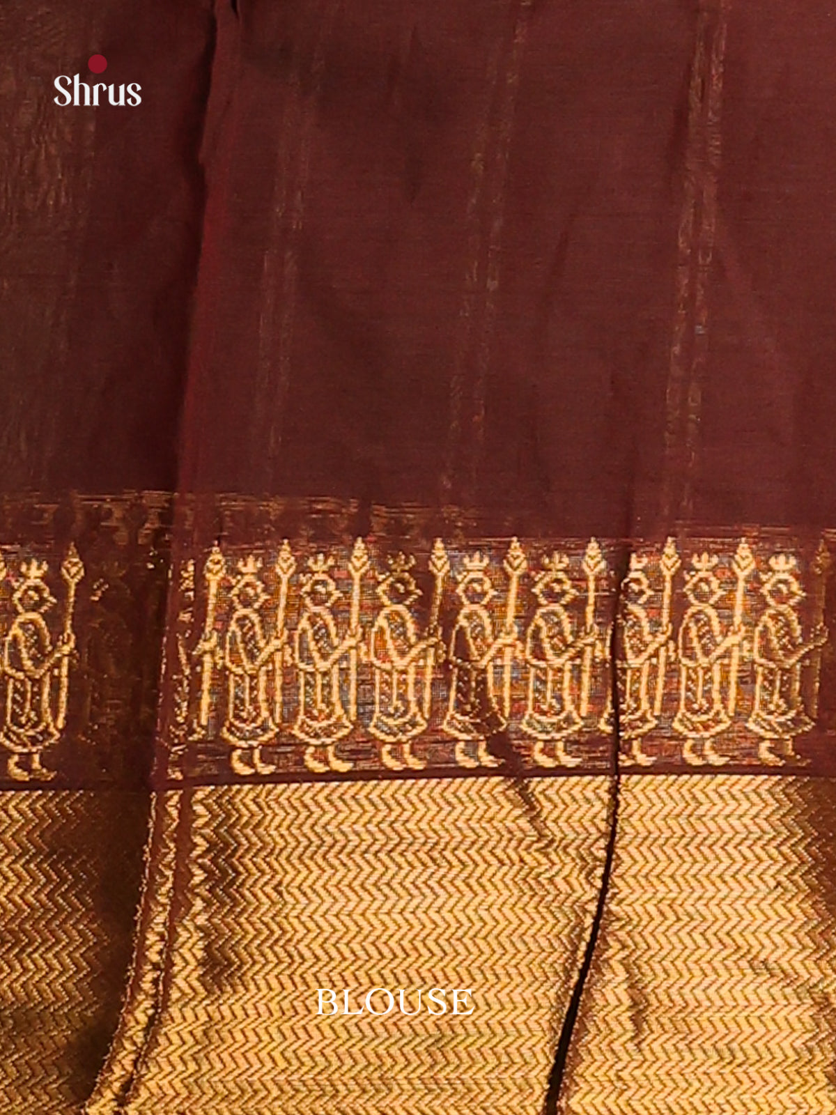 Dark Brown-Chettinad saree -DDS02128 - Shop on Shrus.com