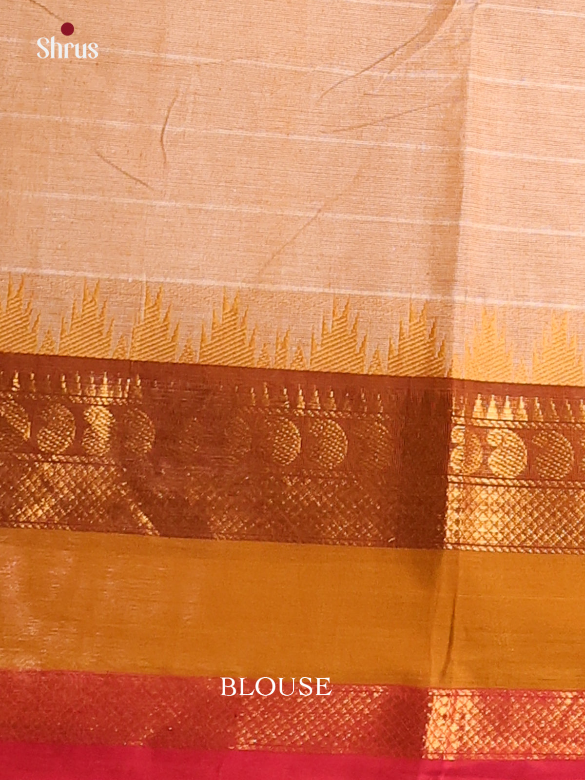 Sandal with Mustard - Chettinad saree -DDS02141 - Shop on Shrus.com
