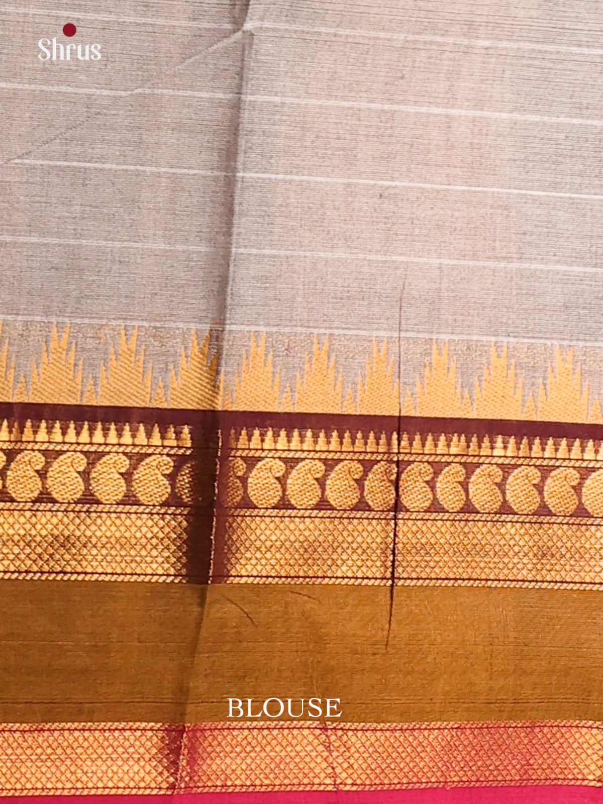 Grey with pink - Chettinad saree -DDS02143 - Shop on Shrus.com