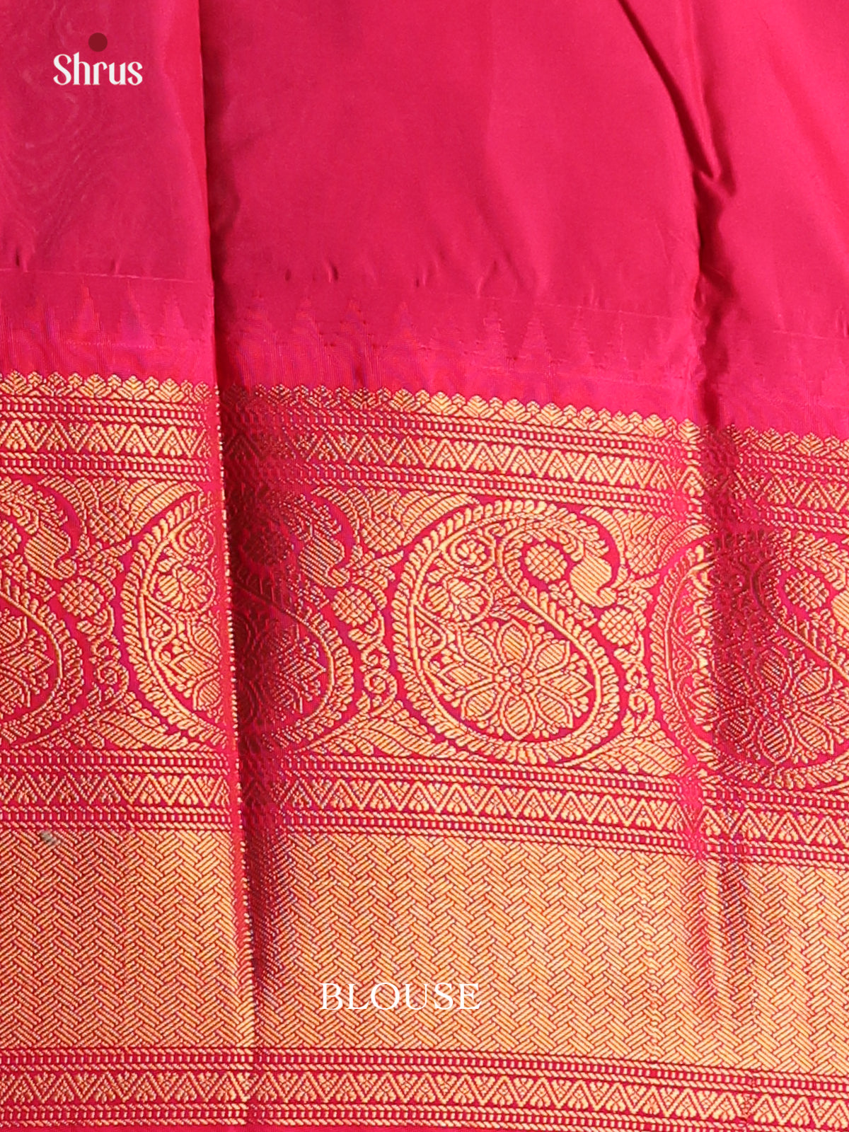 Rama Green with pink-Gadwal Half pure Saree - DDS04026 - Shop on Shrus.com