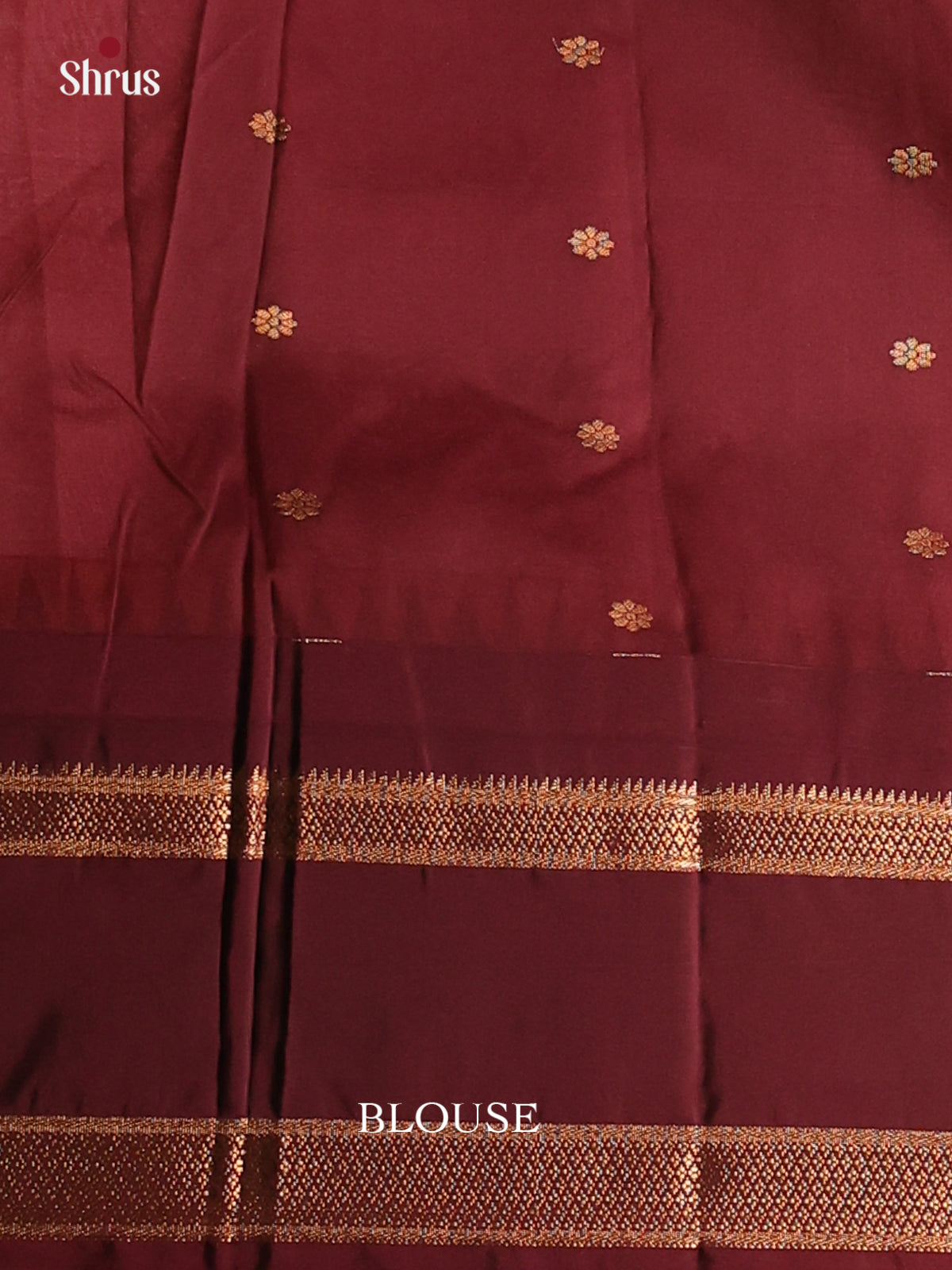 Peach pink with Brown-Gadwal Half pure Saree - DDS04048 - Shop on Shrus.com