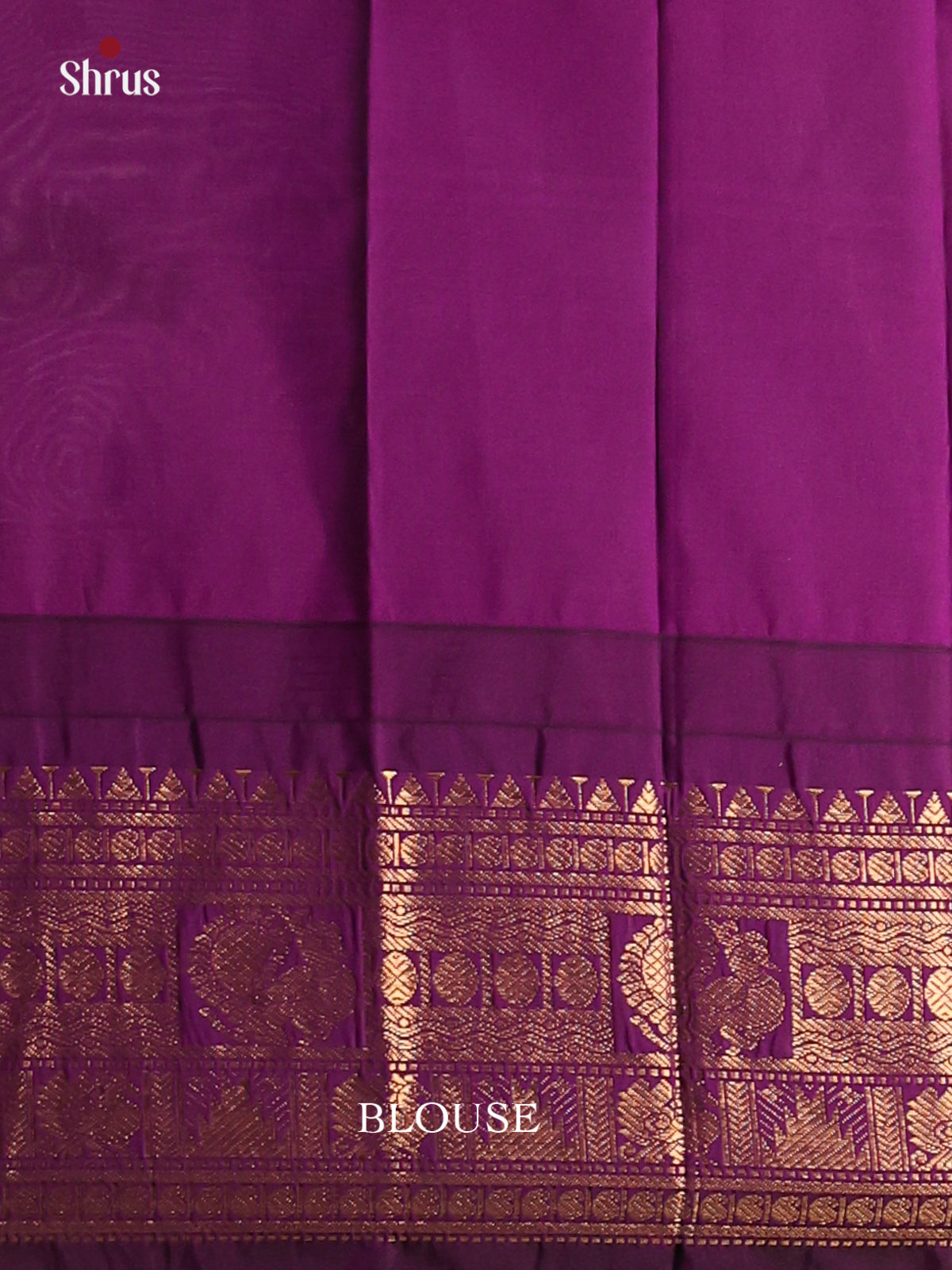 Grey with Purple-Gadwal Half pure Saree - DDS04107 - Shop on Shrus.com