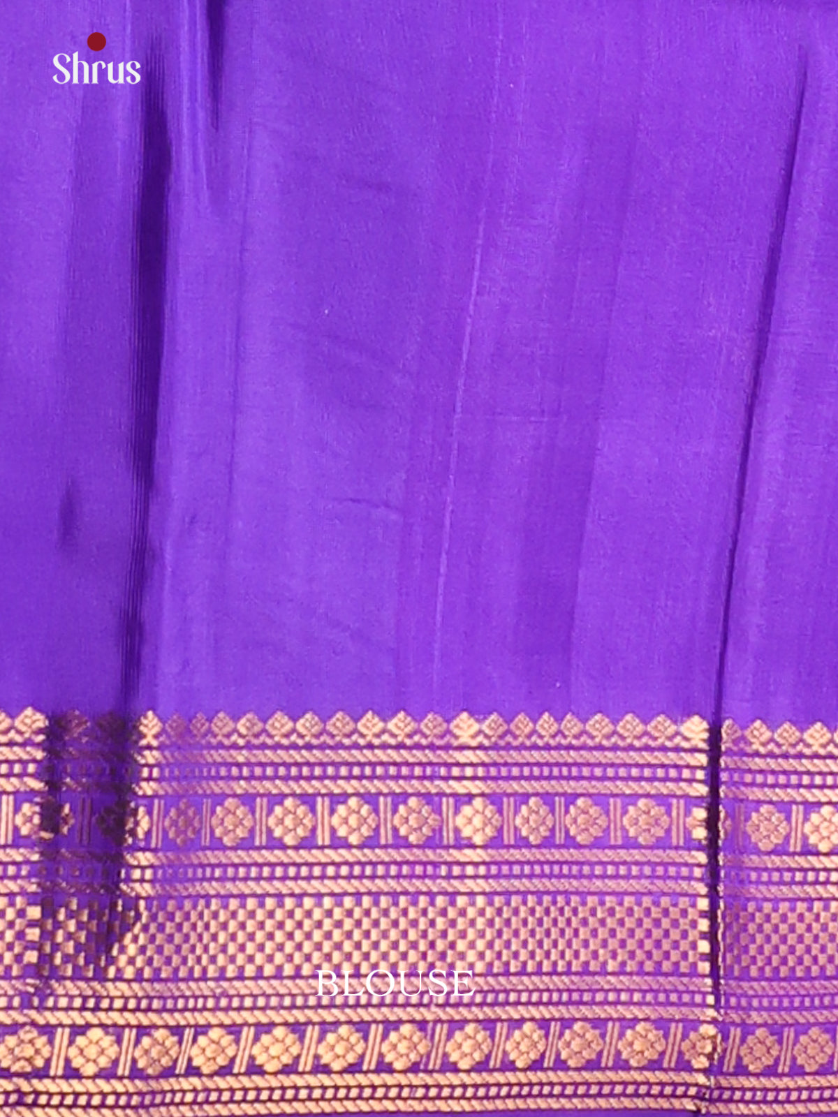 Classic Green And Violet Silk Cotton Saree With Intricately Woven Checks Across The Body And Manga Motifs in The Border - Shop on Shrus.com