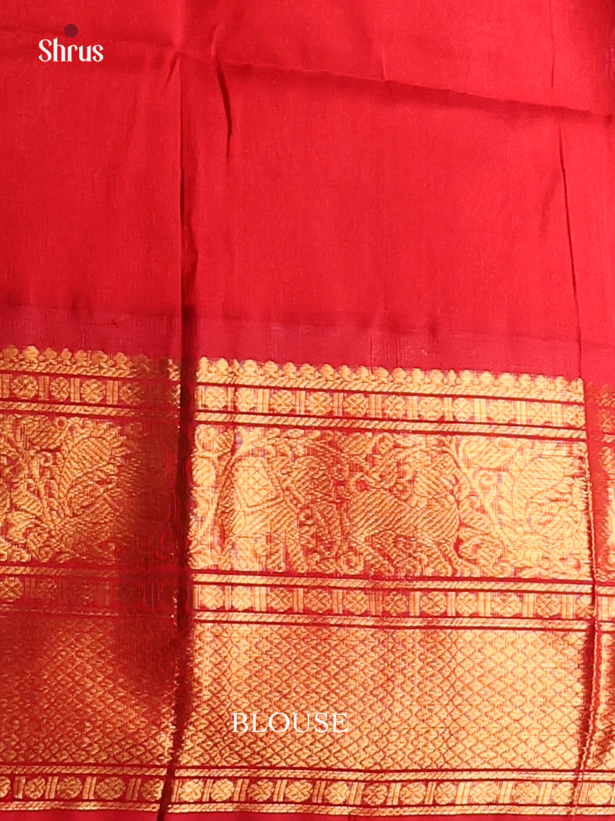 Vibrant Purple And Red Silk Cotton Saree With Zari Woven Leaf And Peacock Buttas - Shop on Shrus.com